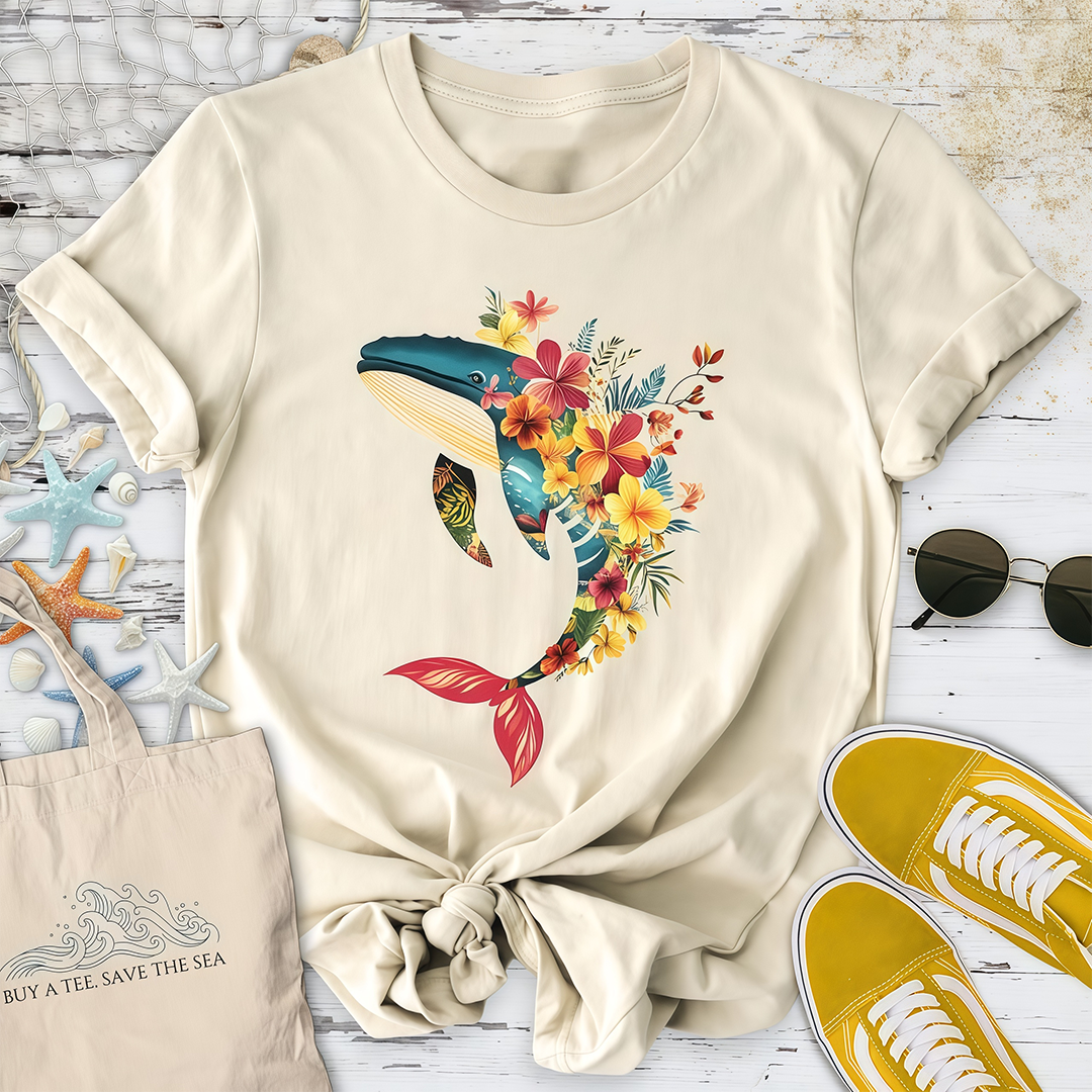 Floral Whale T-Shirt