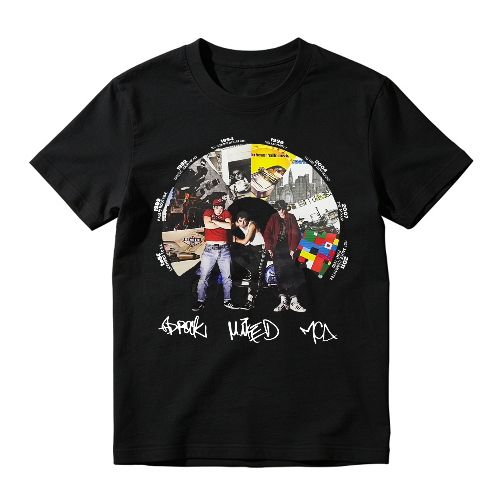 Beastie Boys Album Collage Retro T-shirt