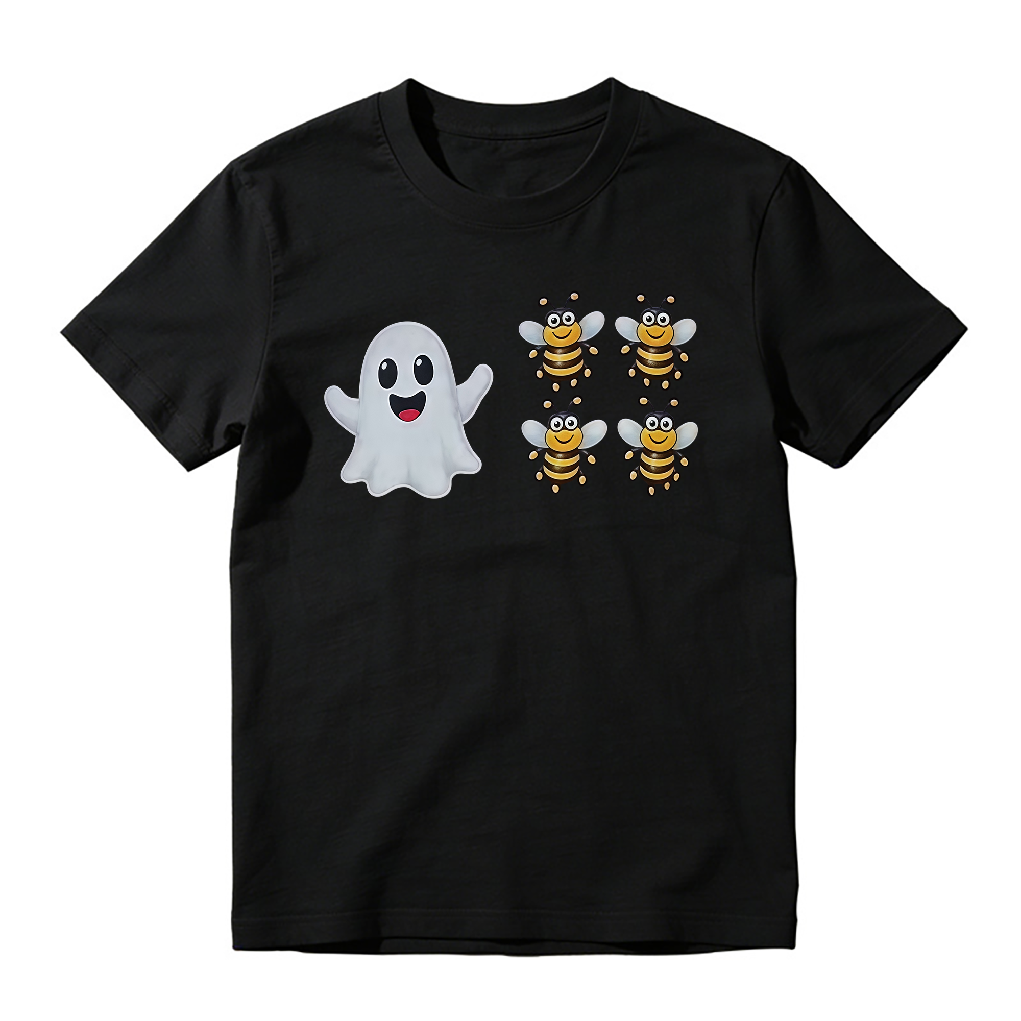 "Boo Bees" Cute Ghost & Bee Halloween T-shirt