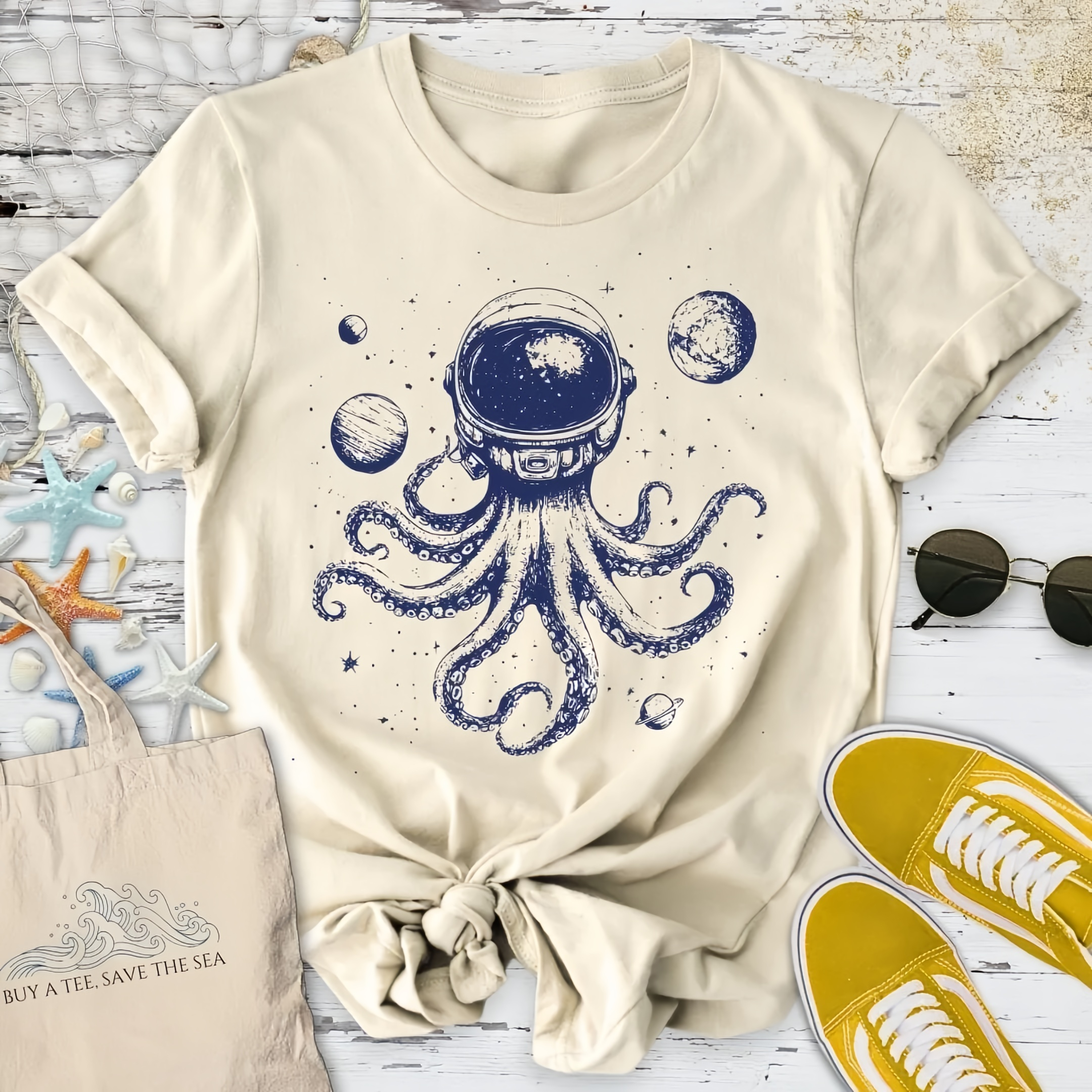 Space Octopus T-Shirt