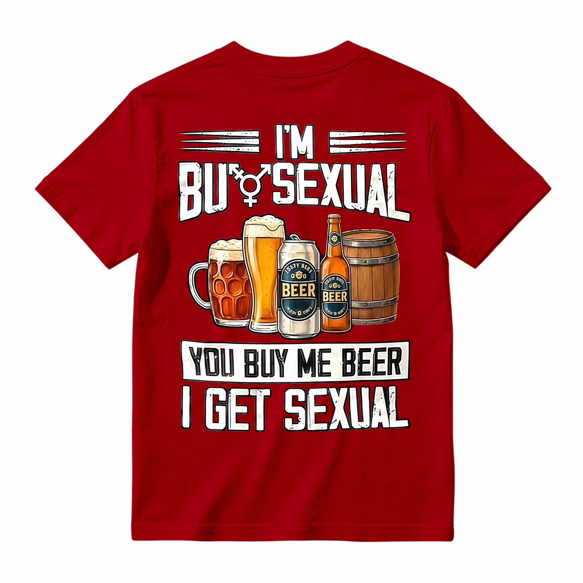 "I'm Buy-Sexual" Beer Pun T-shirt
