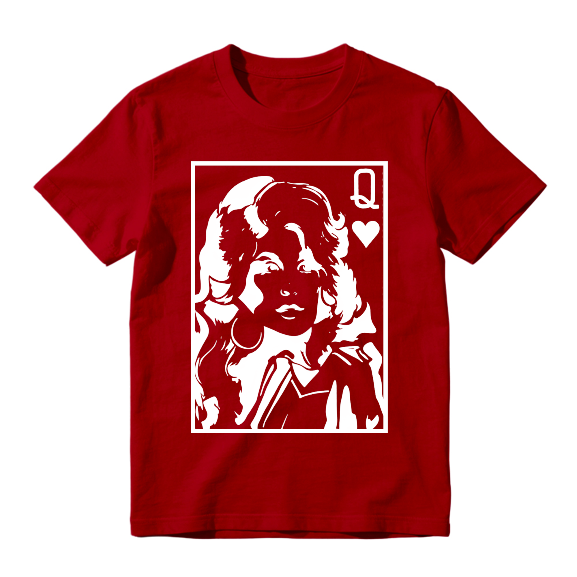 "Dolly" Queen of Hearts Retro Color Blocking T-shirt