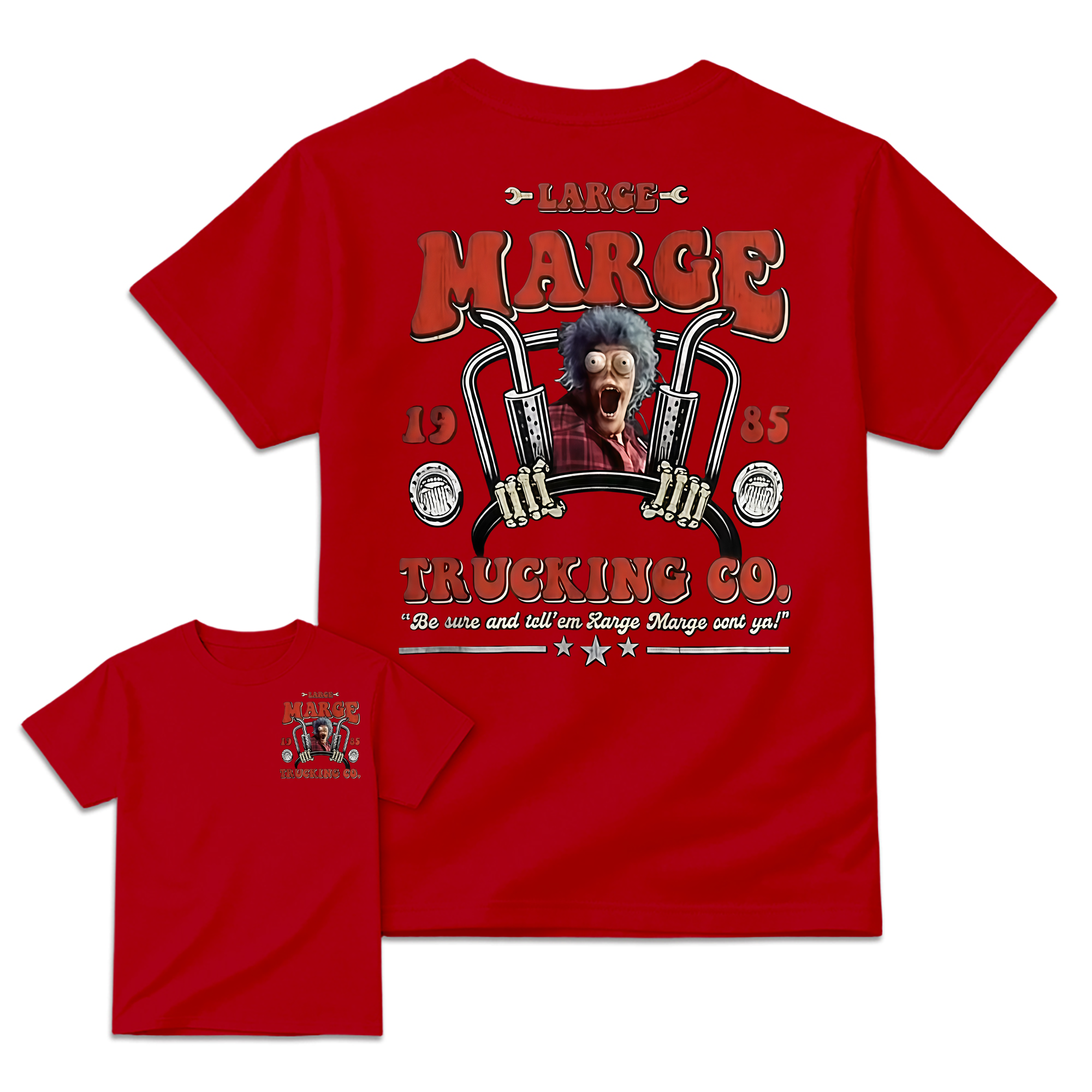 "Large Trucking Co." Retro Slogan T-shirt