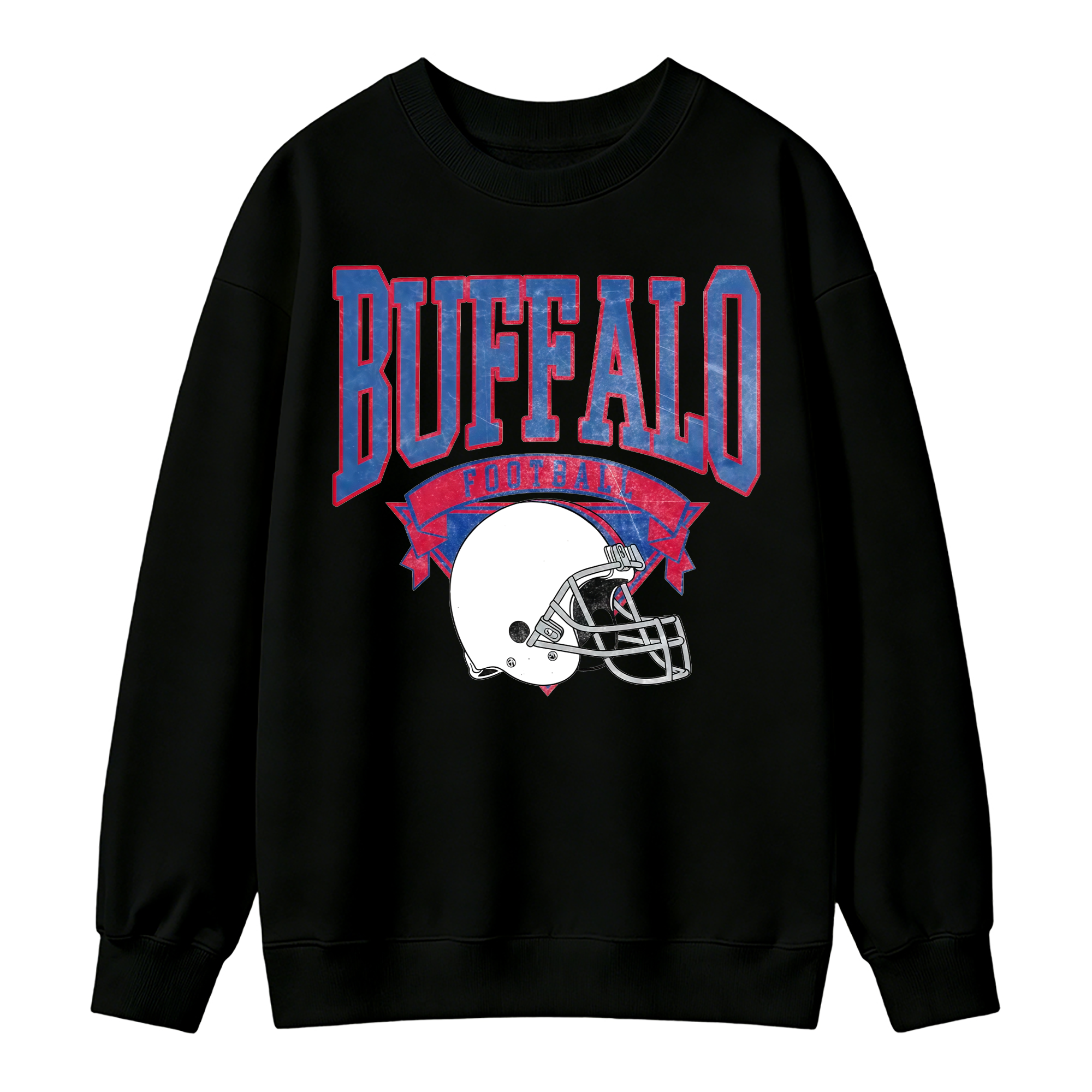 Vintage Football Sweatshirt Hometown Team Pullovers Sublimation Print Soft Cozy Retro Style Comfortable All-Season Wear
