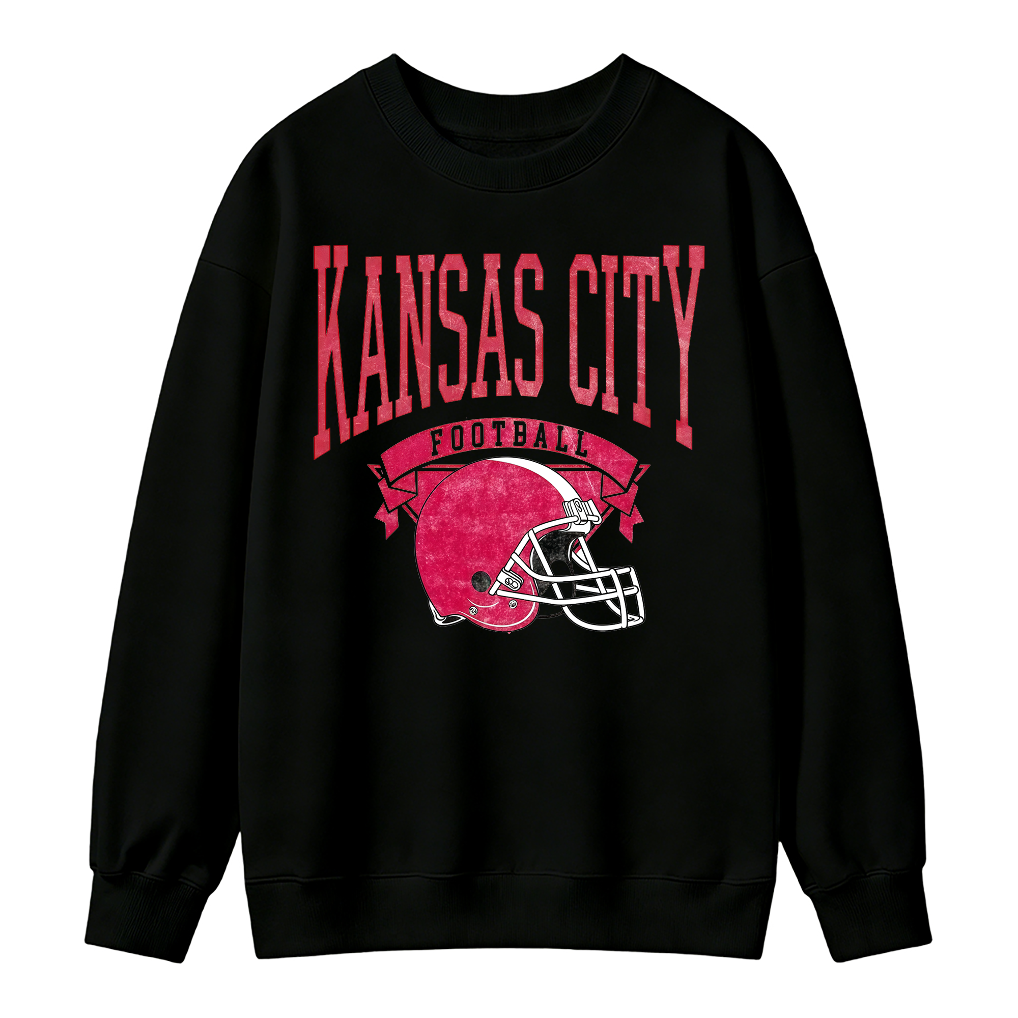 Vintage Football Sweatshirt Hometown Team Pullovers Sublimation Print Soft Cozy Retro Style Comfortable All-Season Wear