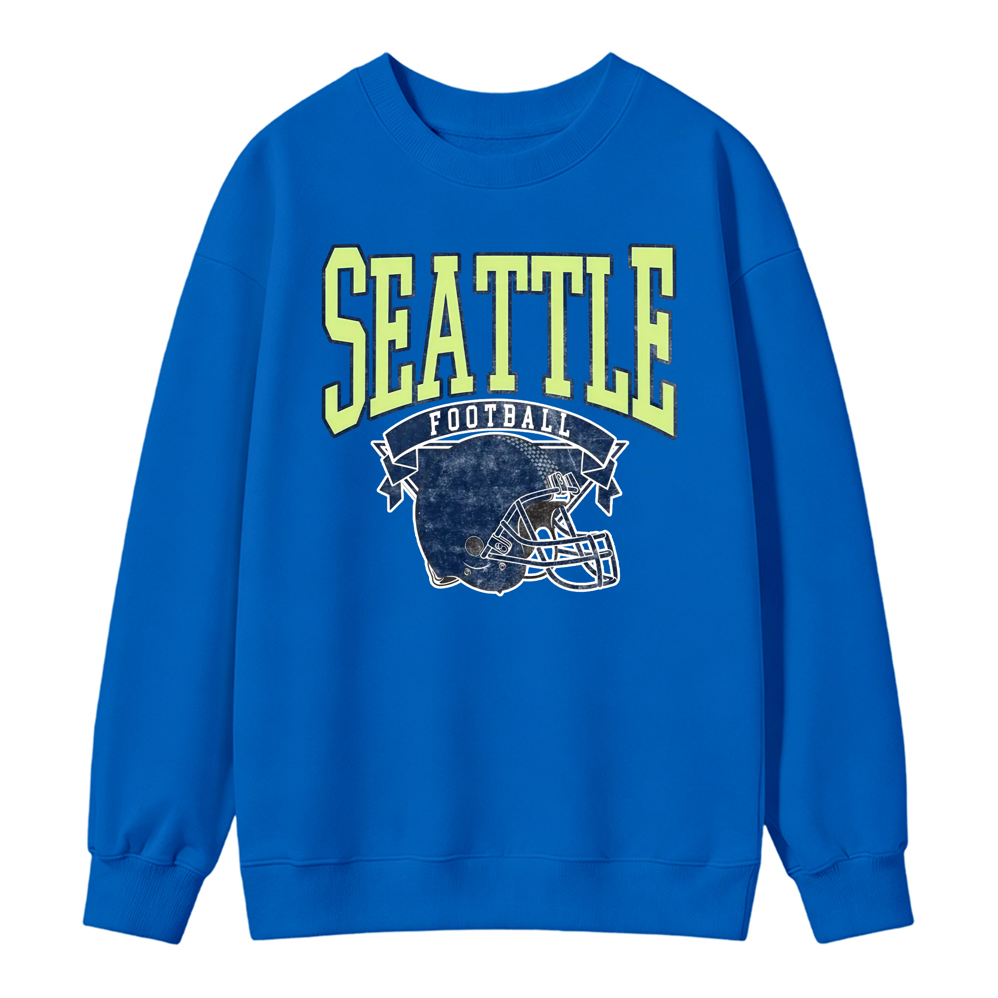 Vintage Football Sweatshirt Hometown Team Pullovers Sublimation Print Soft Cozy Retro Style Comfortable All-Season Wear