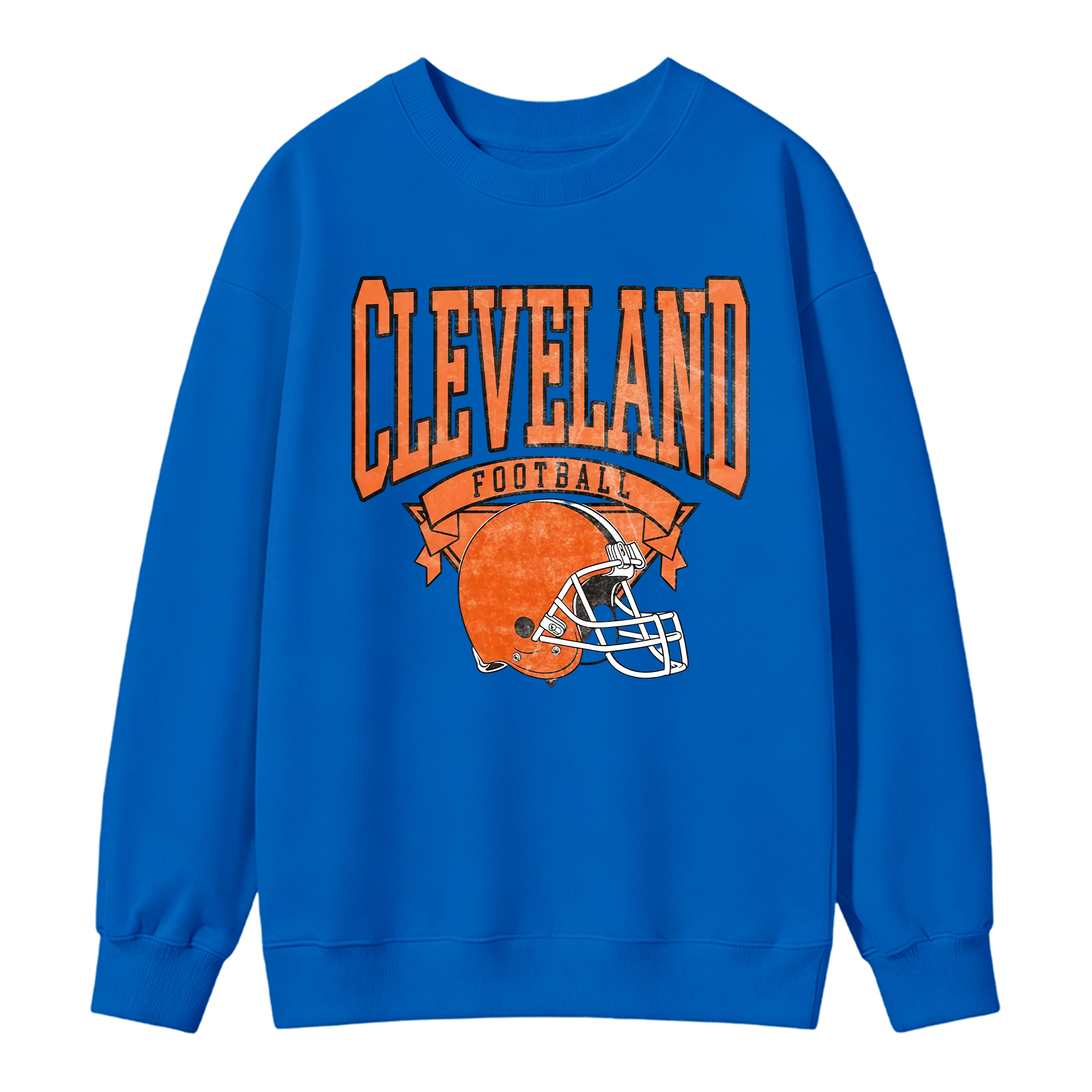 Vintage Football Sweatshirt Hometown Team Pullovers Sublimation Print Soft Cozy Retro Style Comfortable All-Season Wear