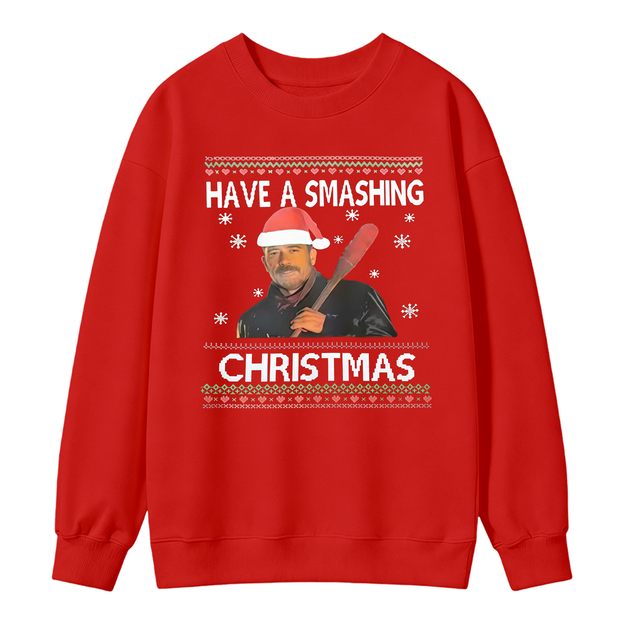 “Have A Smashing Christmas” T.W.D Movie Sweatshirt