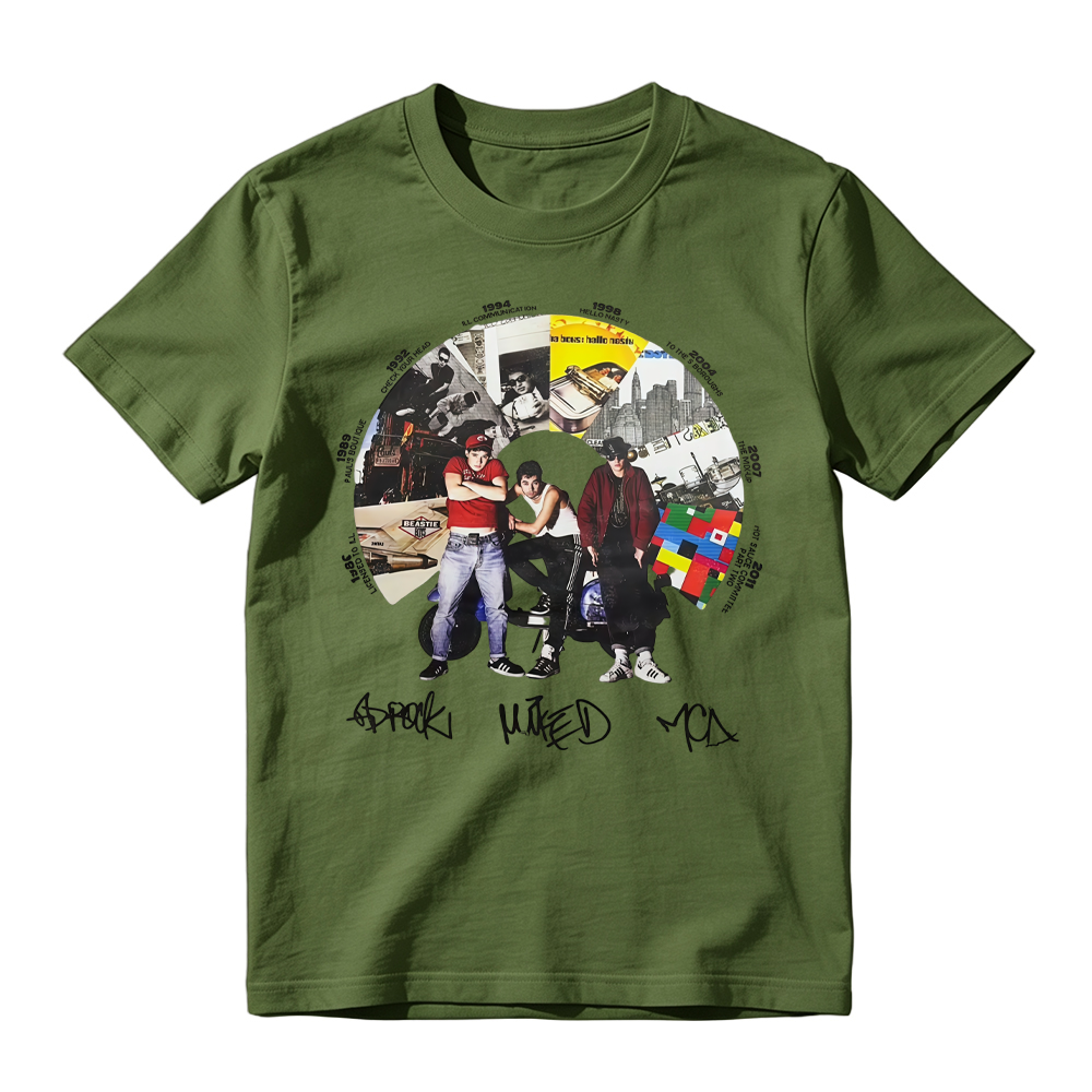 Beastie Boys Album Collage Retro T-shirt