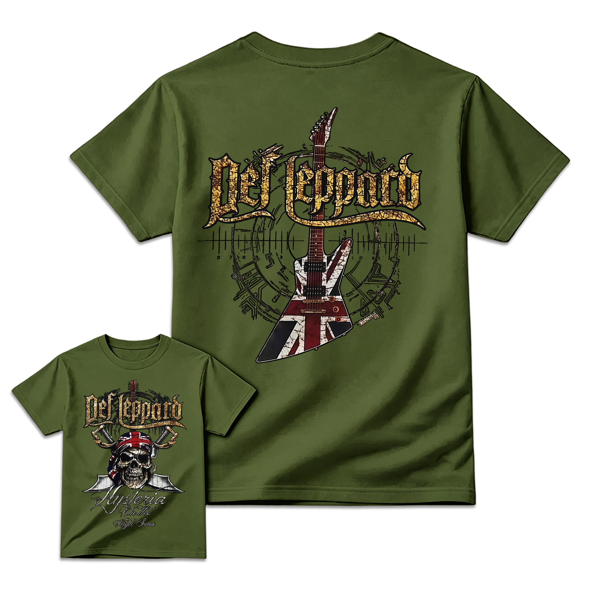Def Leppard Hysteria On The High Seas T-shirt