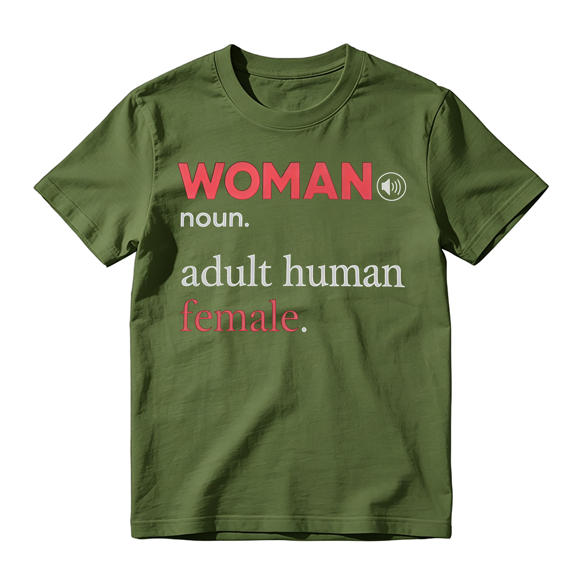 "Woman" Adult Human Female Definition T-shirt