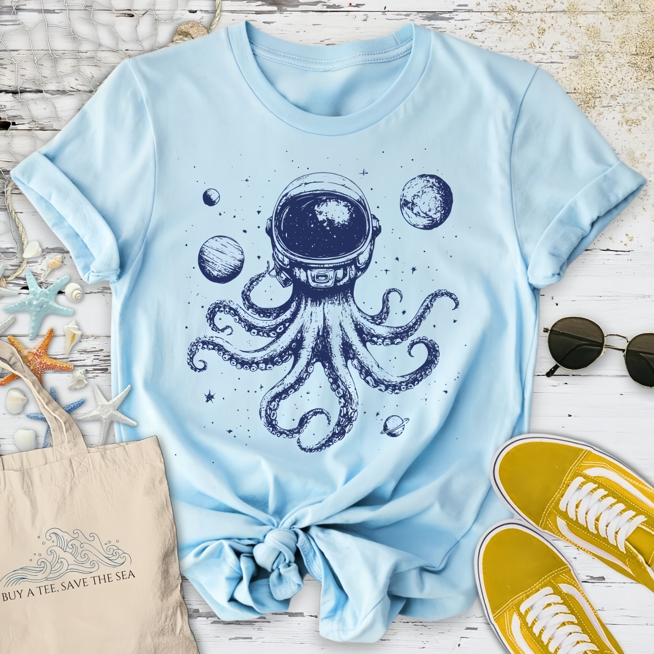 Space Octopus T-Shirt
