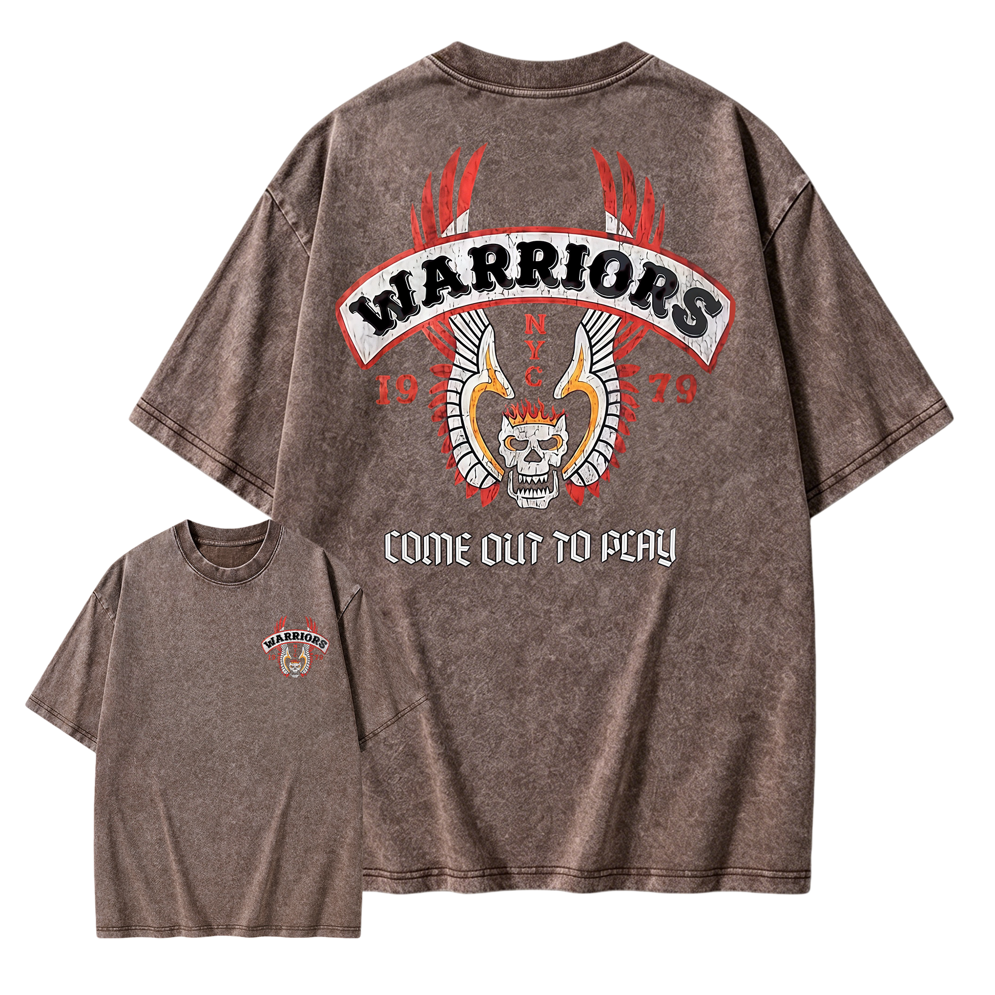 "Warriors" Come Out To Play NYC 1979 Washed T-Shirt
