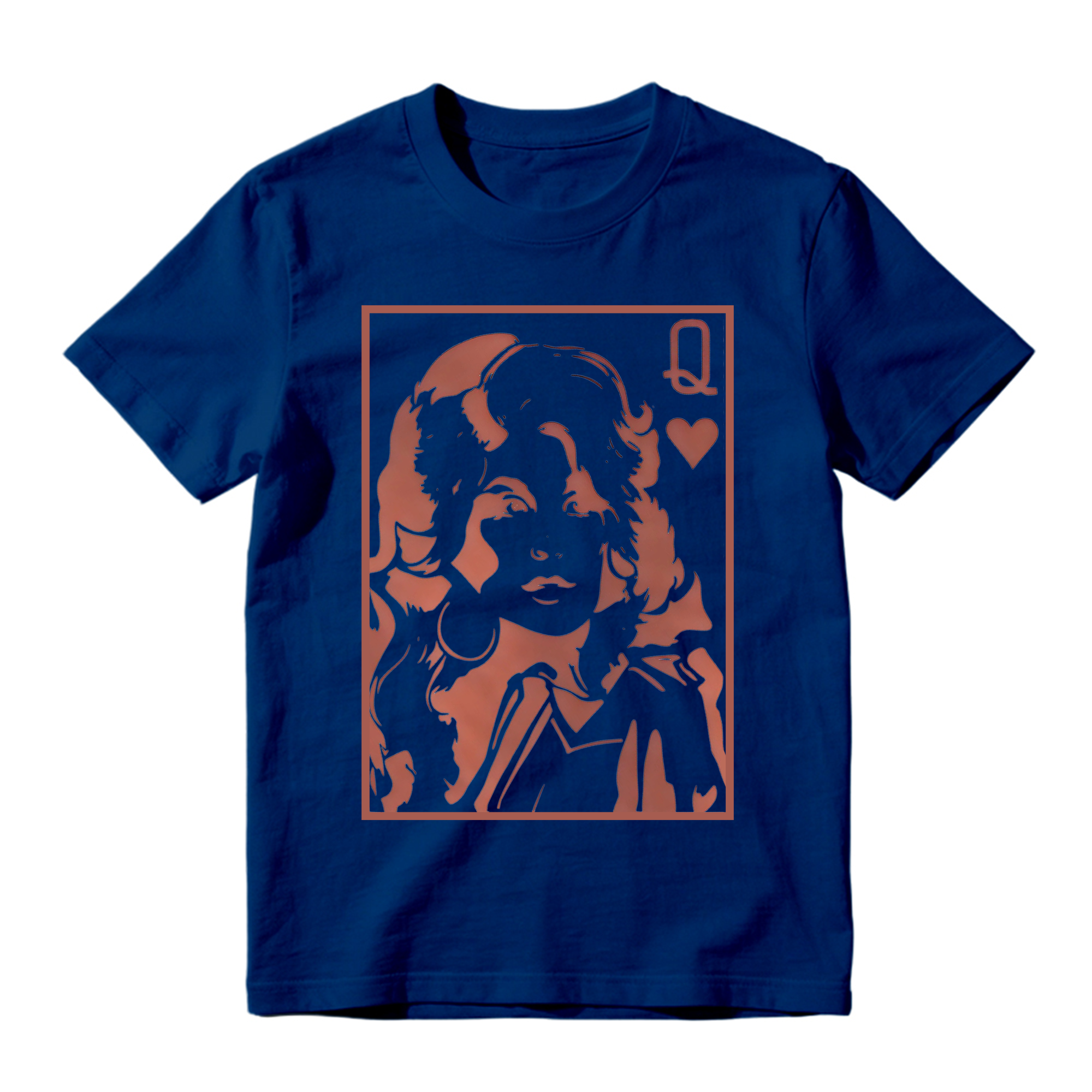 "Dolly" Queen of Hearts Retro Color Blocking T-shirt