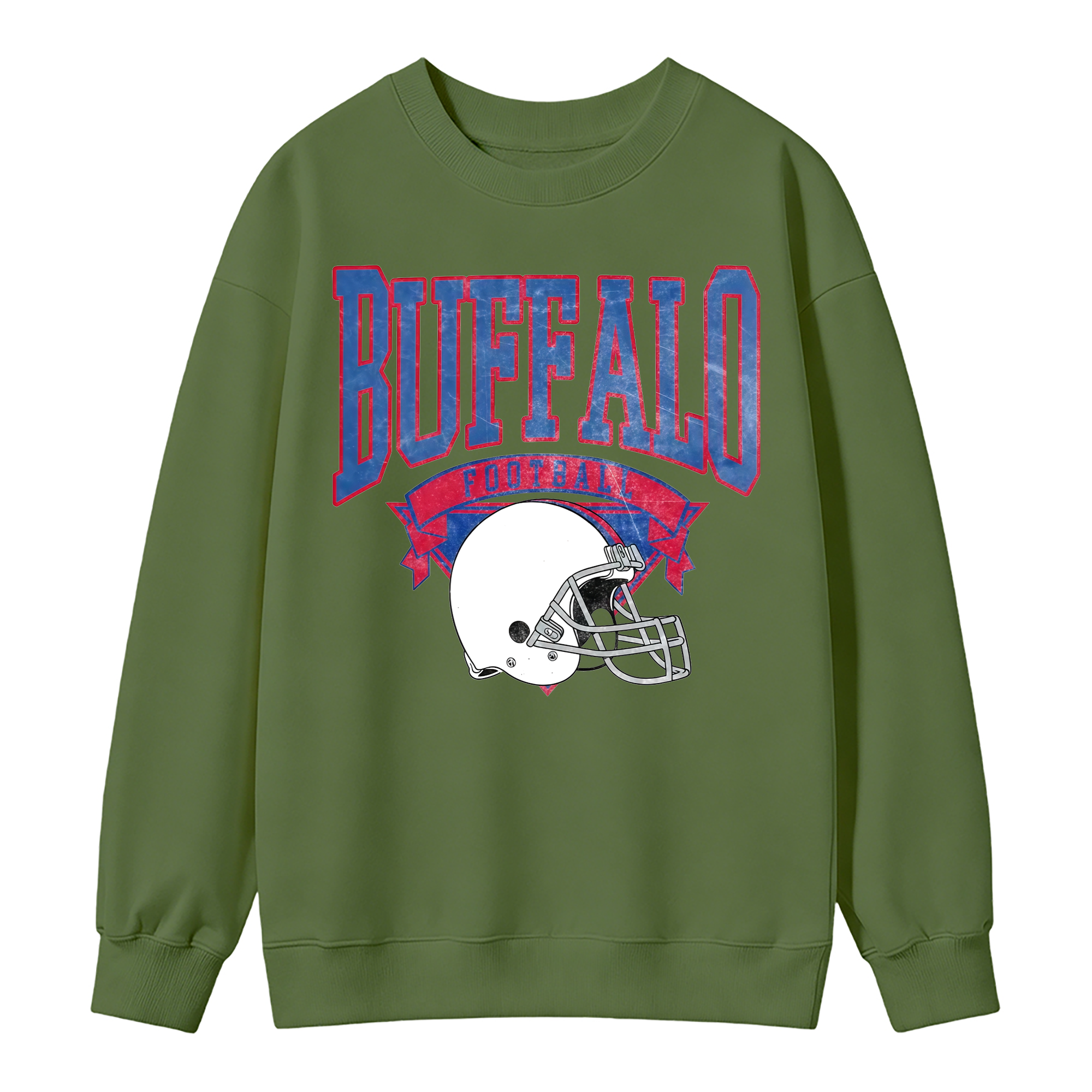 Vintage Football Sweatshirt Hometown Team Pullovers Sublimation Print Soft Cozy Retro Style Comfortable All-Season Wear