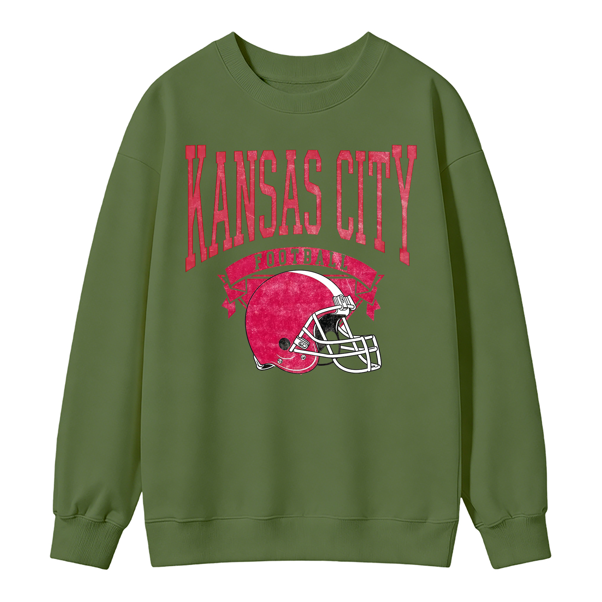 Vintage Football Sweatshirt Hometown Team Pullovers Sublimation Print Soft Cozy Retro Style Comfortable All-Season Wear