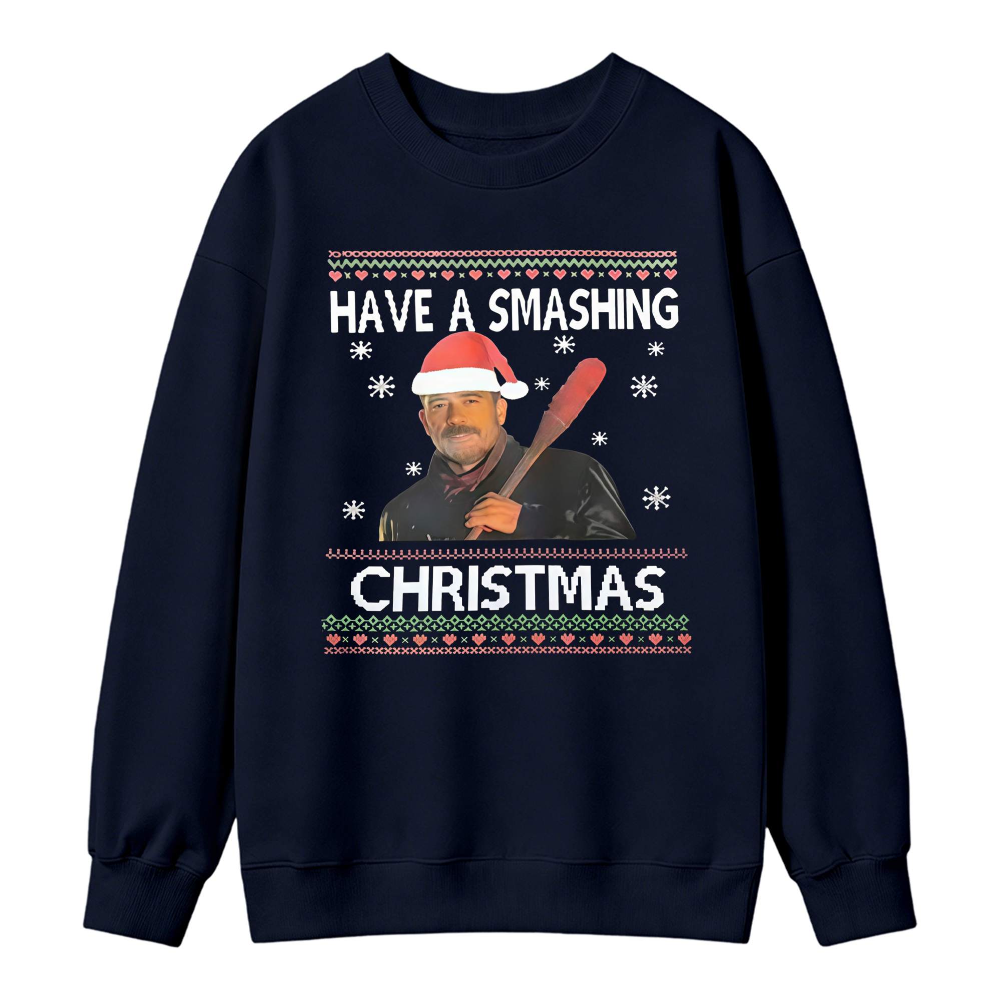 “Have A Smashing Christmas” T.W.D Movie Sweatshirt
