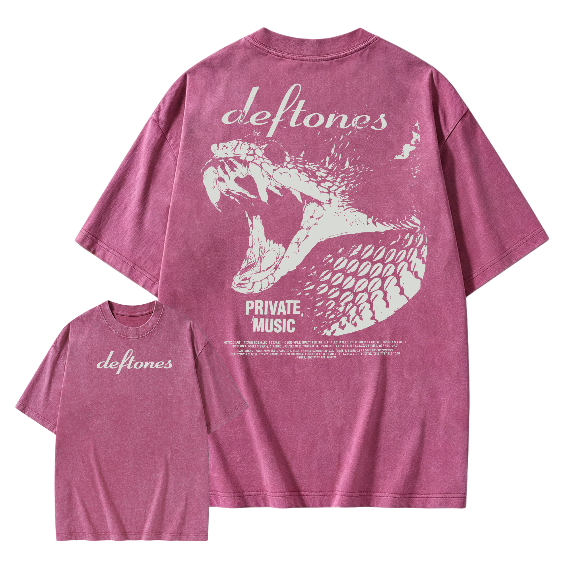 Deftones Private Music  Retro Washed T-shirt