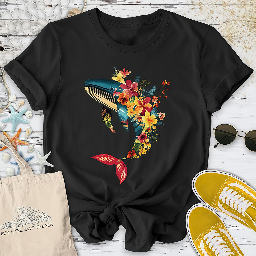 Floral Whale T-Shirt