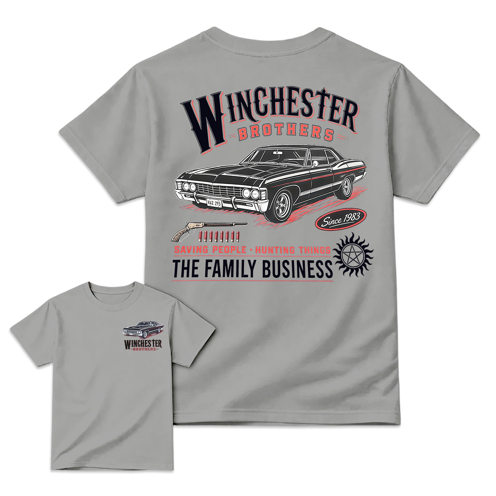 "Winchester Brothers" Supernatural Impala T-shirt