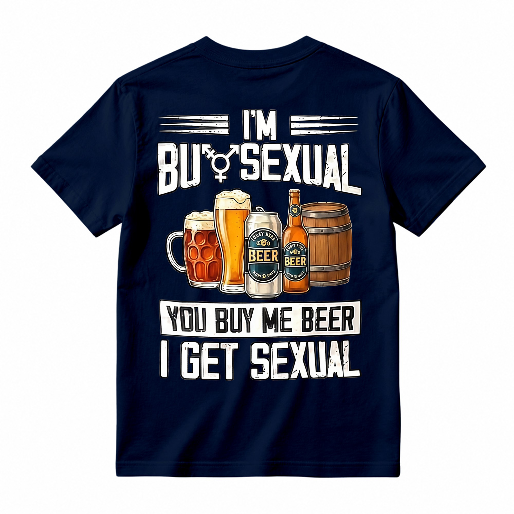 "I'm Buy-Sexual" Beer Pun T-shirt