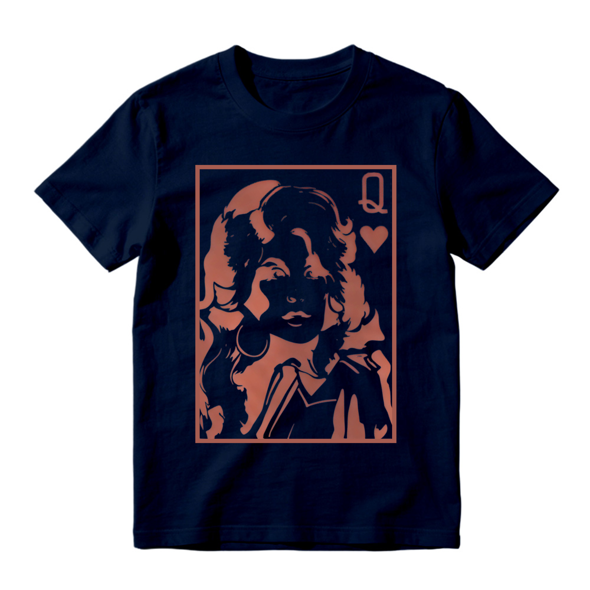 "Dolly" Queen of Hearts Retro Color Blocking T-shirt