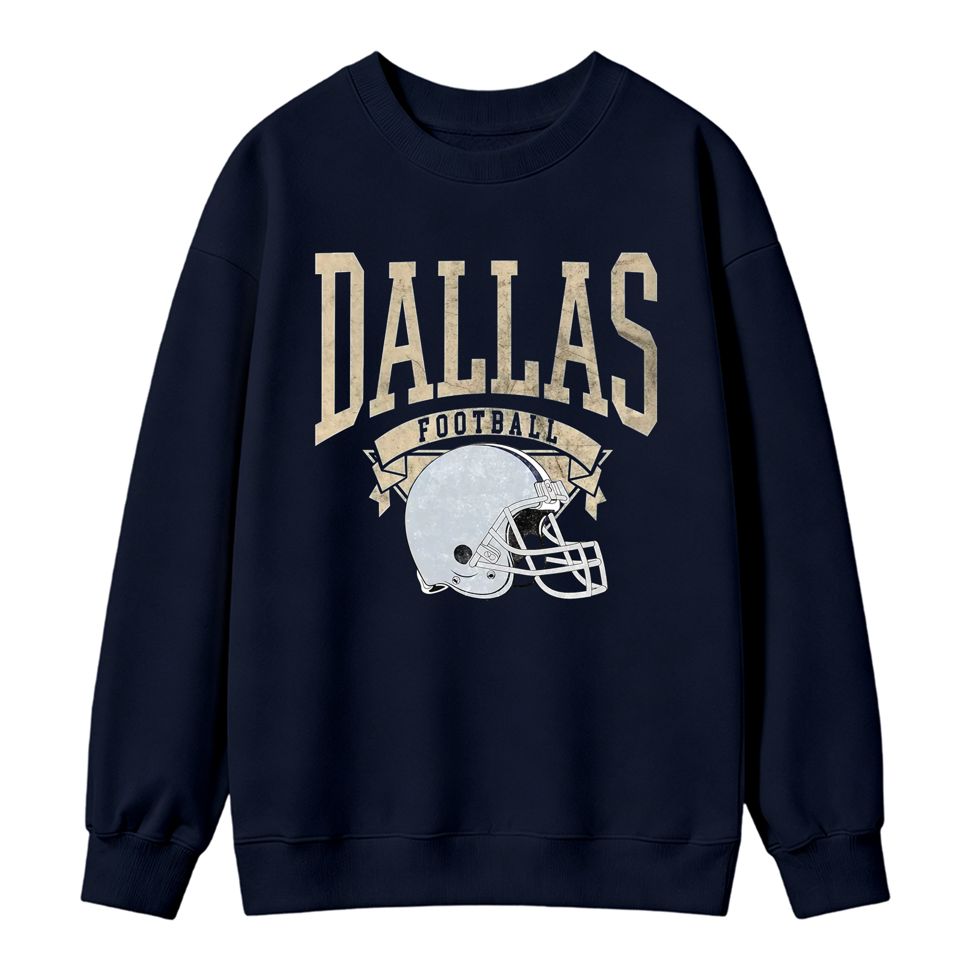 Vintage Football Sweatshirt Hometown Team Pullovers Sublimation Print Soft Cozy Retro Style Comfortable All-Season Wear