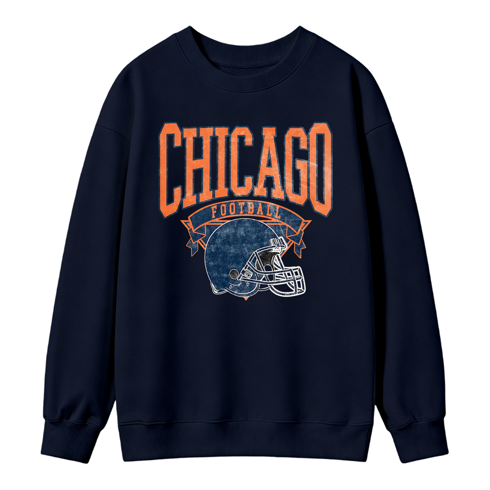 Vintage Football Sweatshirt Hometown Team Pullovers Sublimation Print Soft Cozy Retro Style Comfortable All-Season Wear