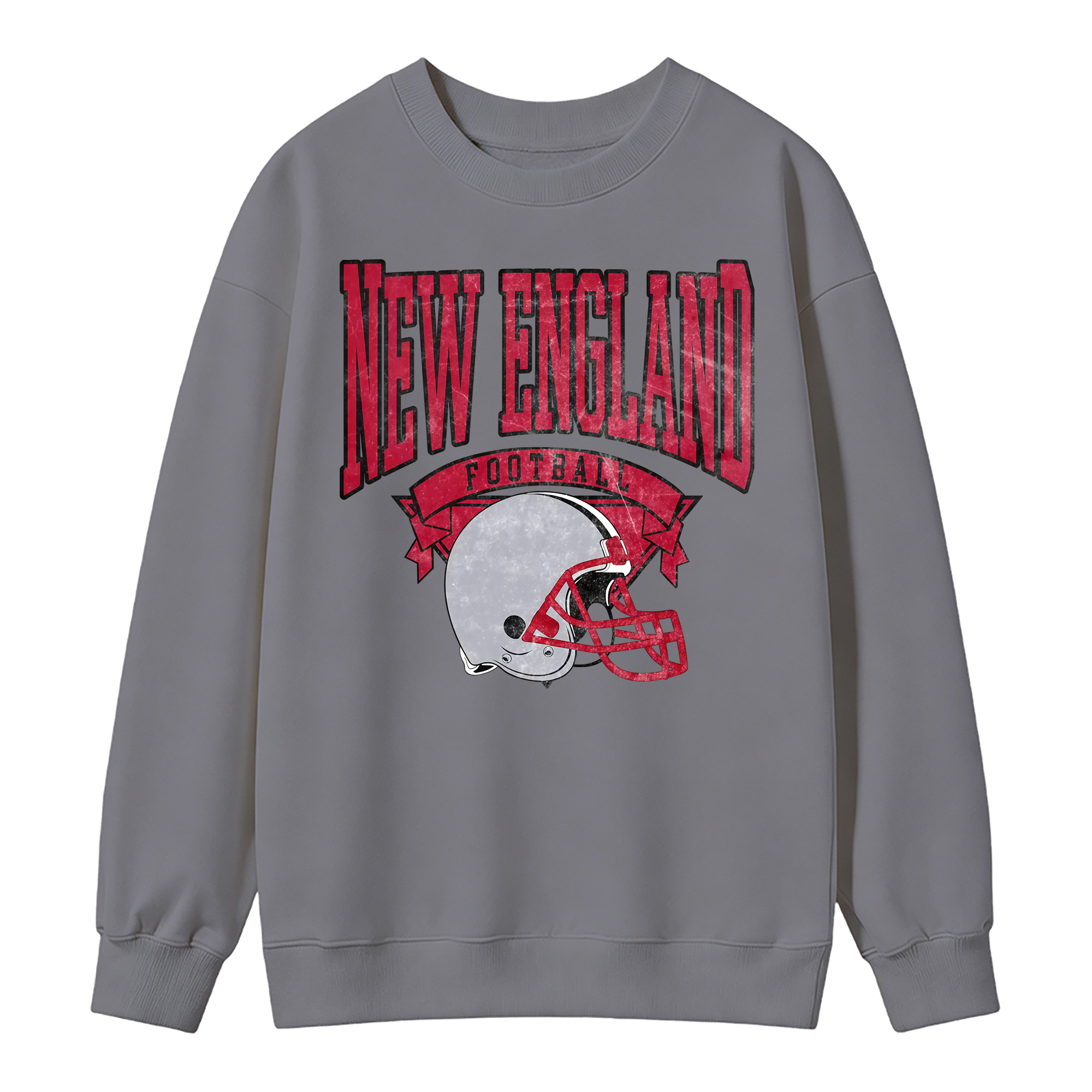 Vintage Football Sweatshirt Hometown Team Pullovers Sublimation Print Soft Cozy Retro Style Comfortable All-Season Wear