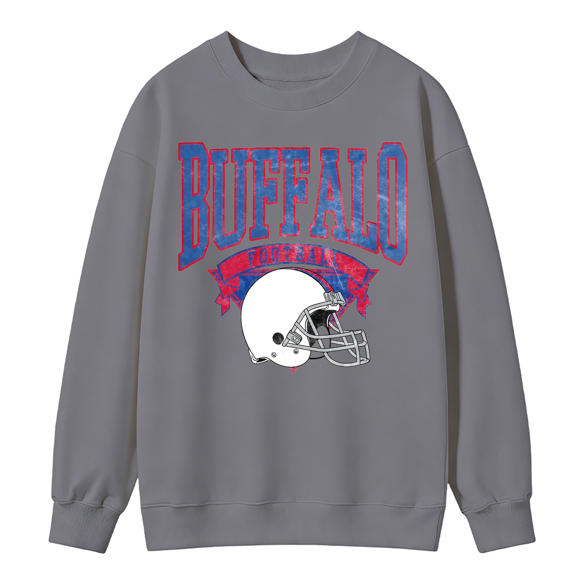 Vintage Football Sweatshirt Hometown Team Pullovers Sublimation Print Soft Cozy Retro Style Comfortable All-Season Wear