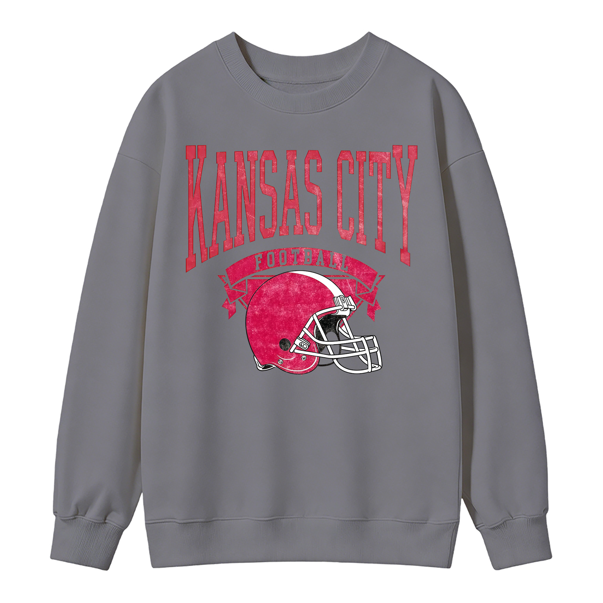 Vintage Football Sweatshirt Hometown Team Pullovers Sublimation Print Soft Cozy Retro Style Comfortable All-Season Wear