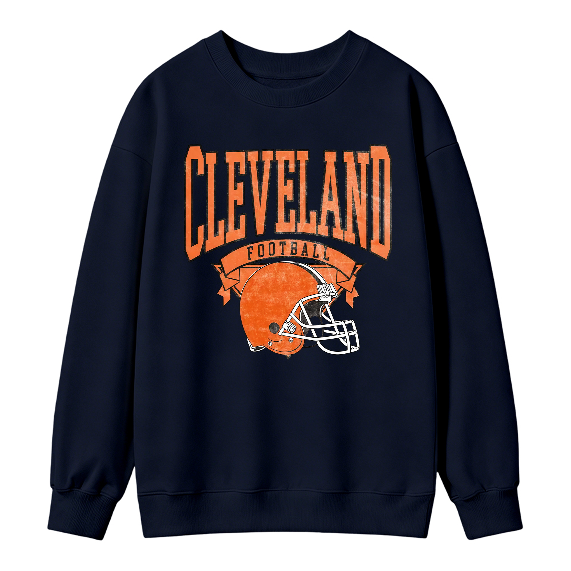 Vintage Football Sweatshirt Hometown Team Pullovers Sublimation Print Soft Cozy Retro Style Comfortable All-Season Wear