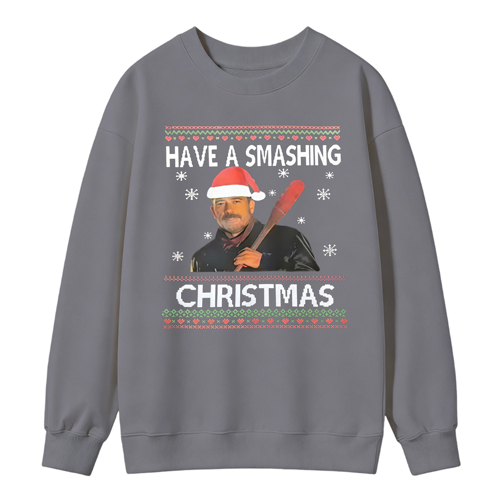 “Have A Smashing Christmas” T.W.D Movie Sweatshirt