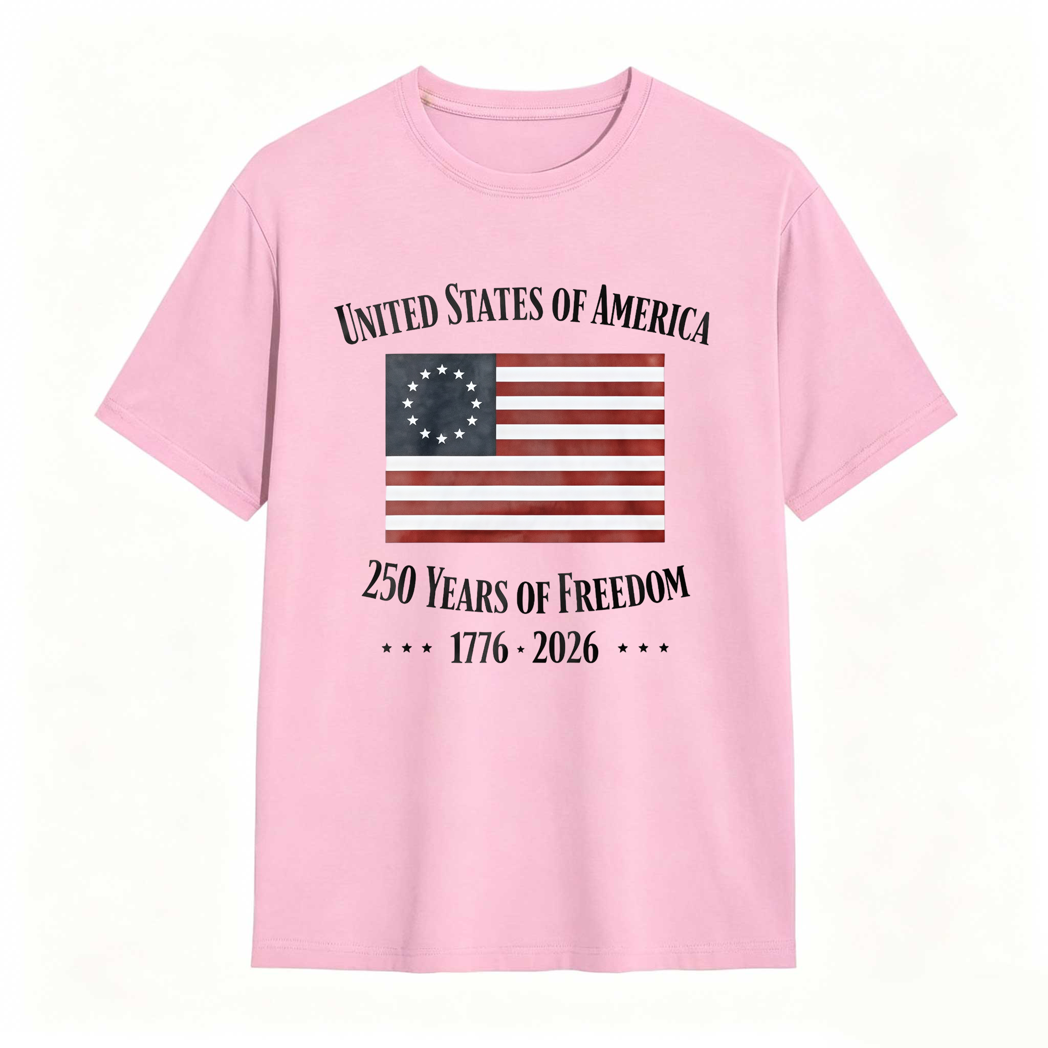 United States Of America 250 Years Of Freedom 1776 2026 Independence Day T Shirt