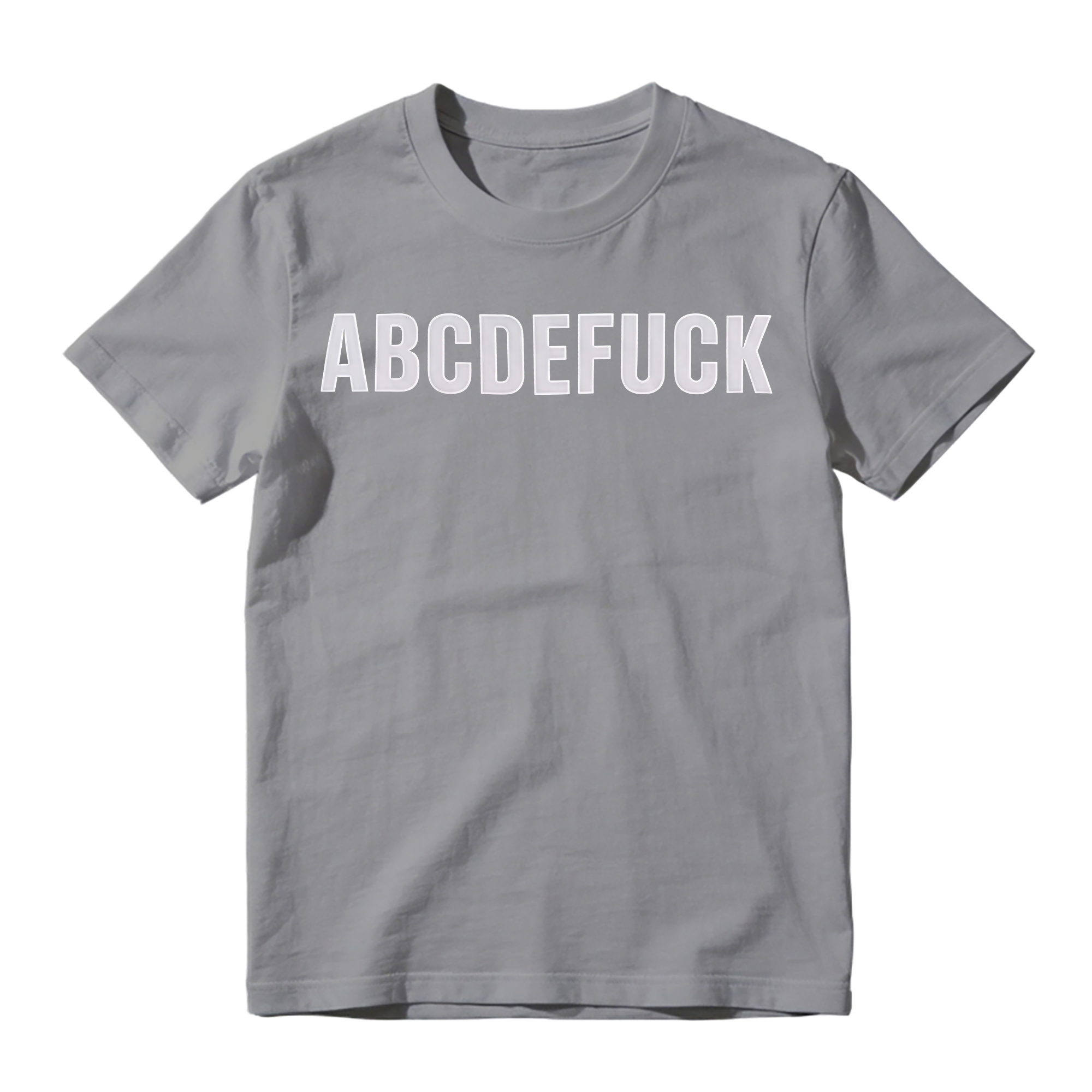 "ABCDEF*CK" Alphabet Pun Funny T-shirt