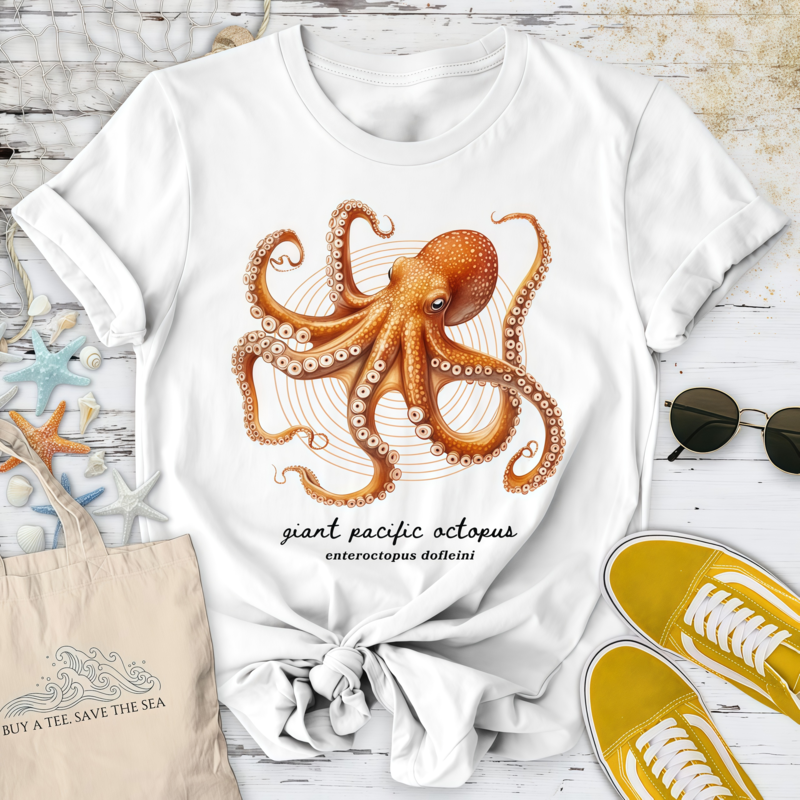 Giant Pacific Octopus Artist Series T-Shirt