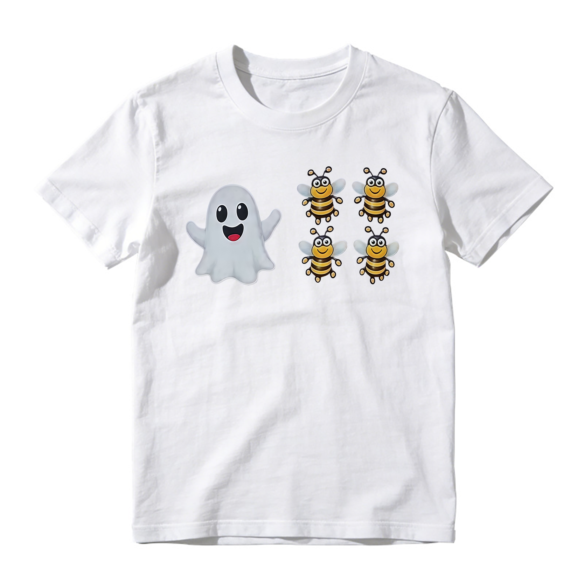 "Boo Bees" Cute Ghost & Bee Halloween T-shirt