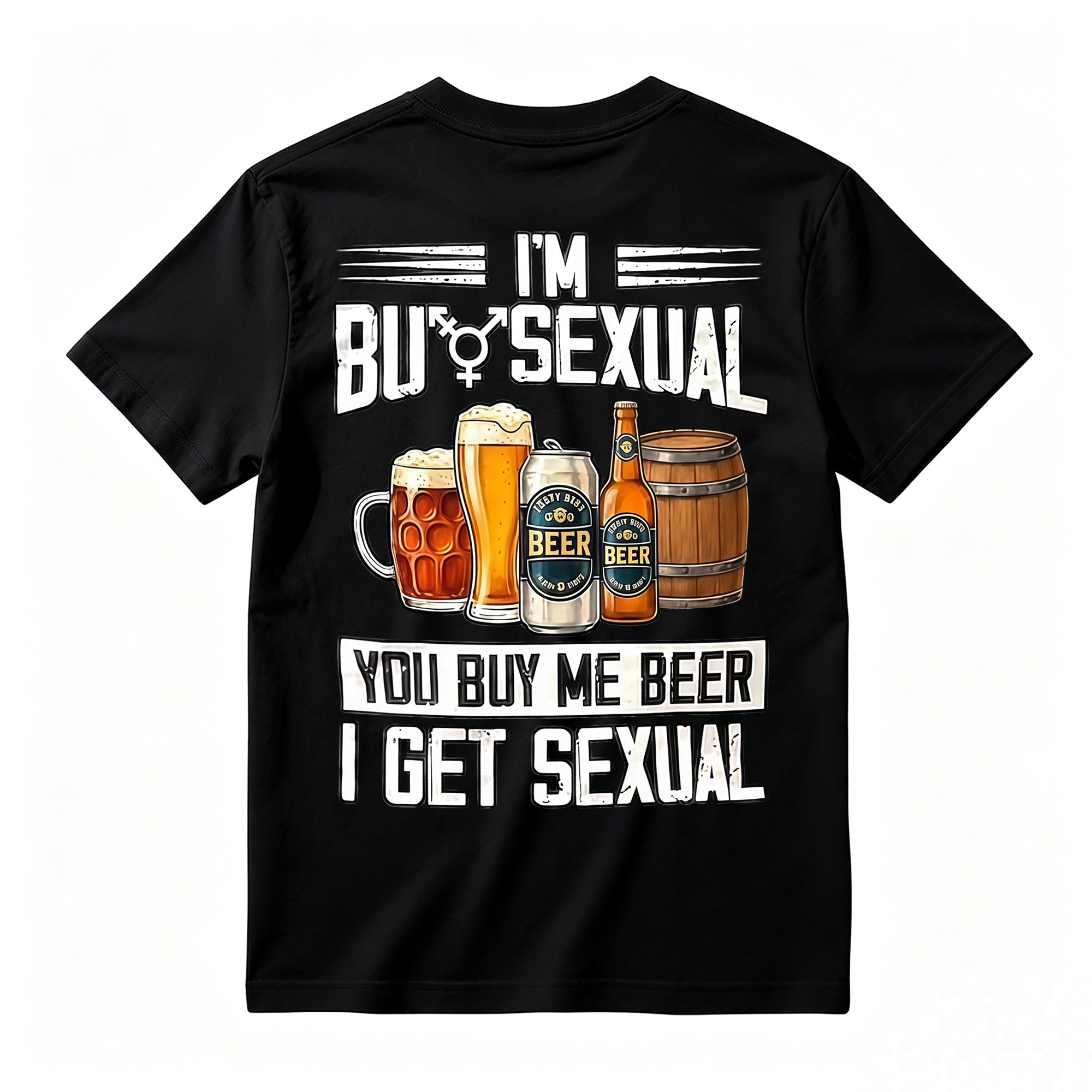 "I'm Buy-Sexual" Beer Pun T-shirt