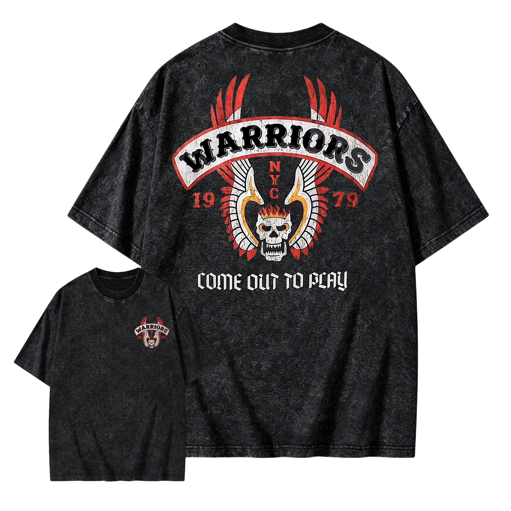 "Warriors" Come Out To Play NYC 1979 Washed T-Shirt