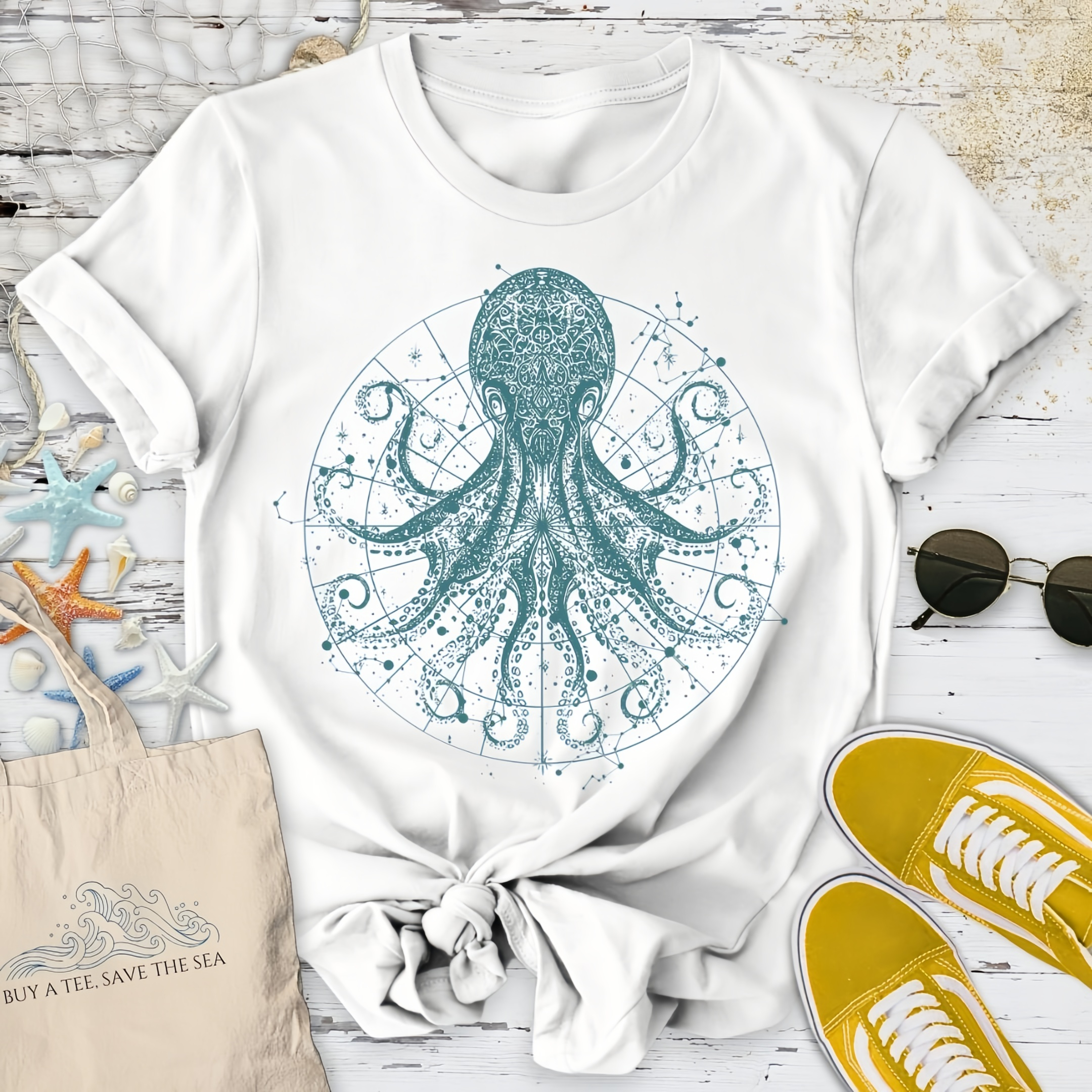 Celestial Octopus T-Shirt