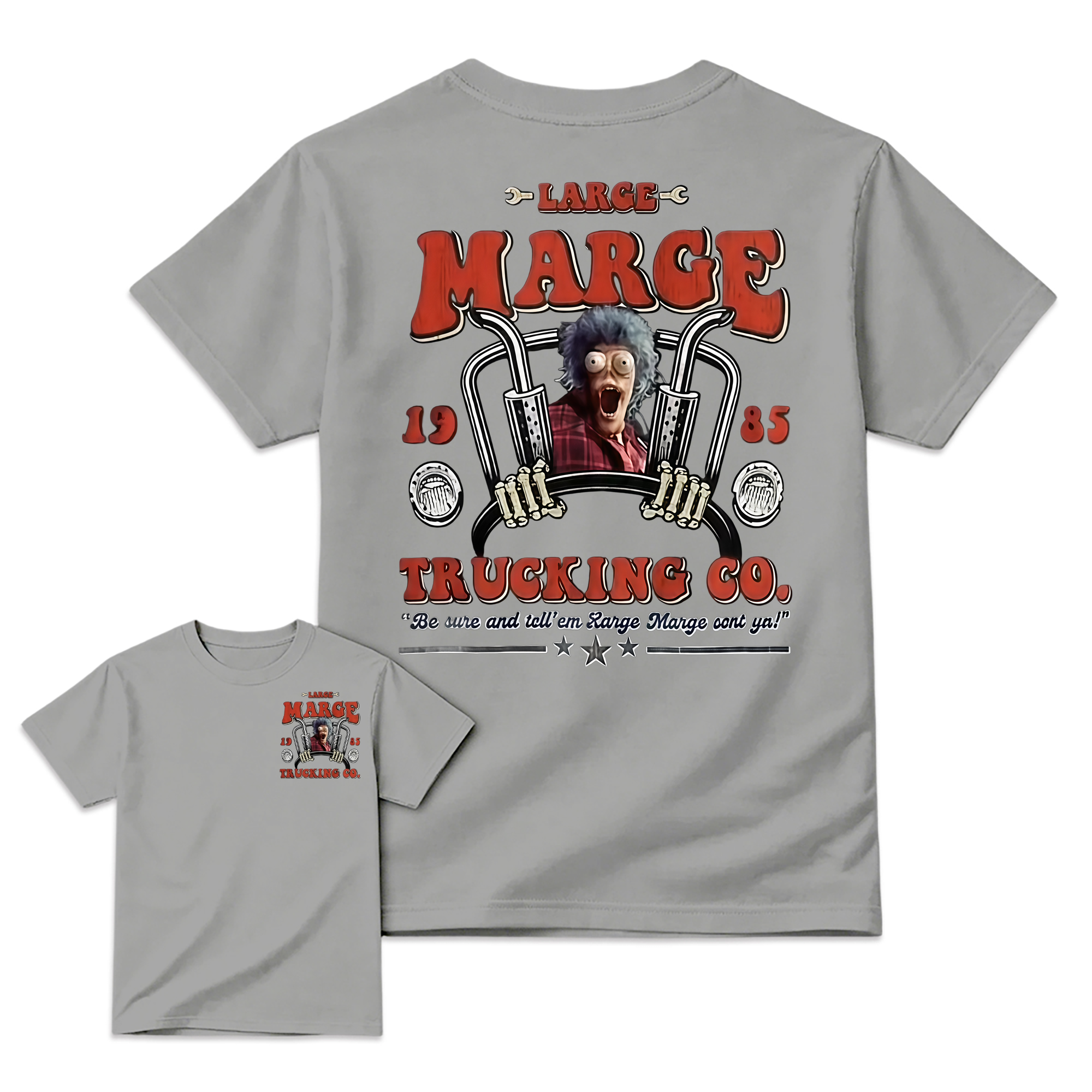 "Large Trucking Co." Retro Slogan T-shirt