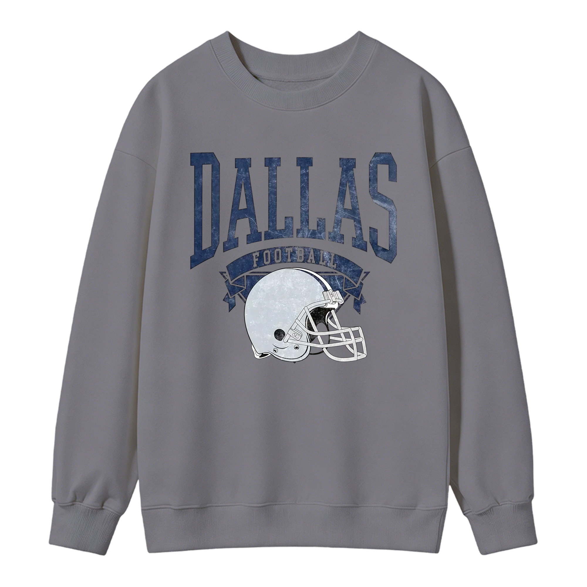 Vintage Football Sweatshirt Hometown Team Pullovers Sublimation Print Soft Cozy Retro Style Comfortable All-Season Wear