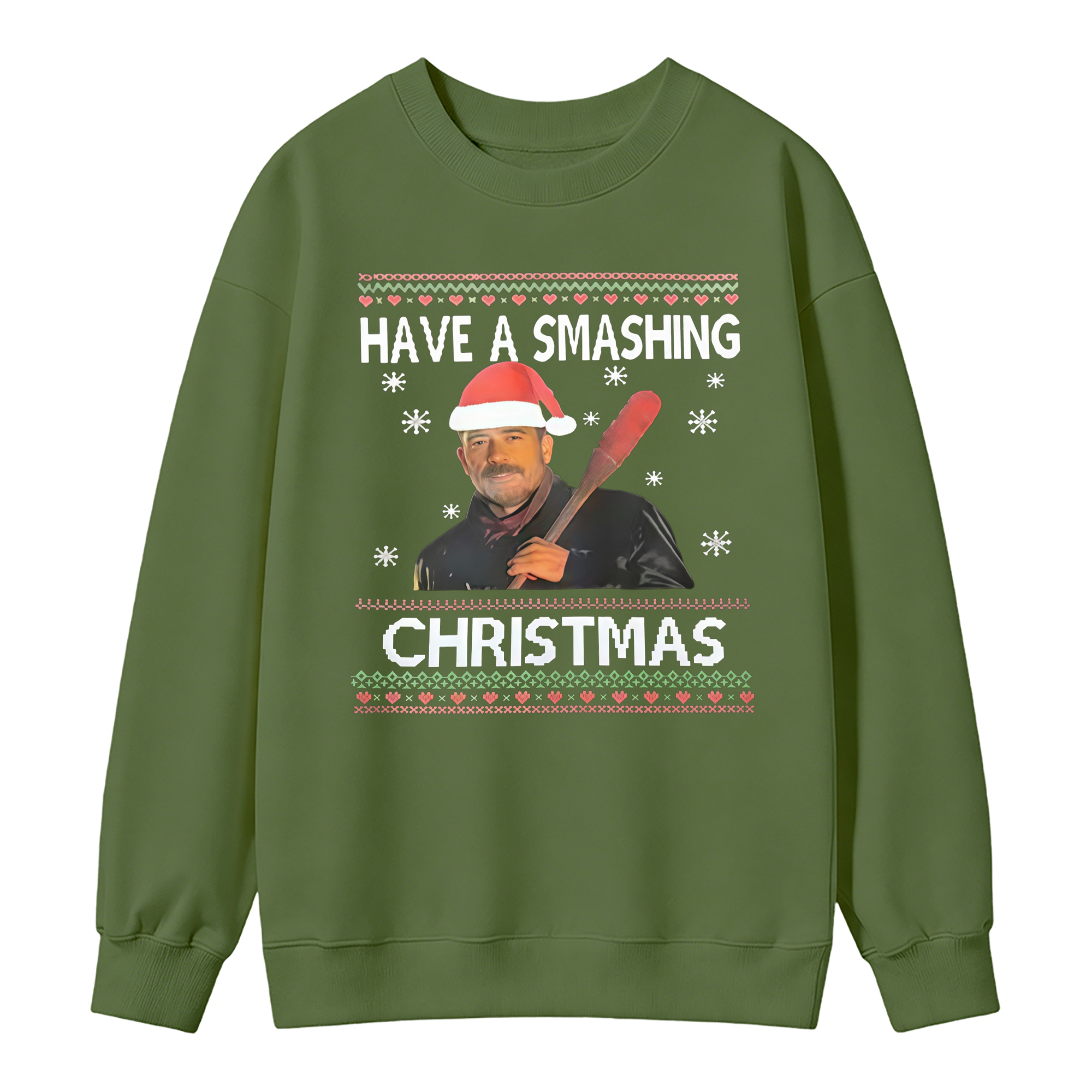“Have A Smashing Christmas” T.W.D Movie Sweatshirt