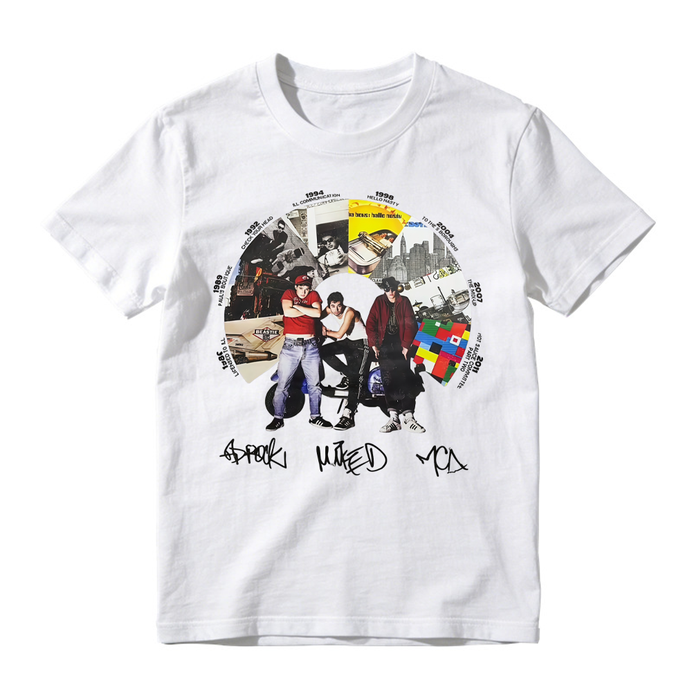 Beastie Boys Album Collage Retro T-shirt