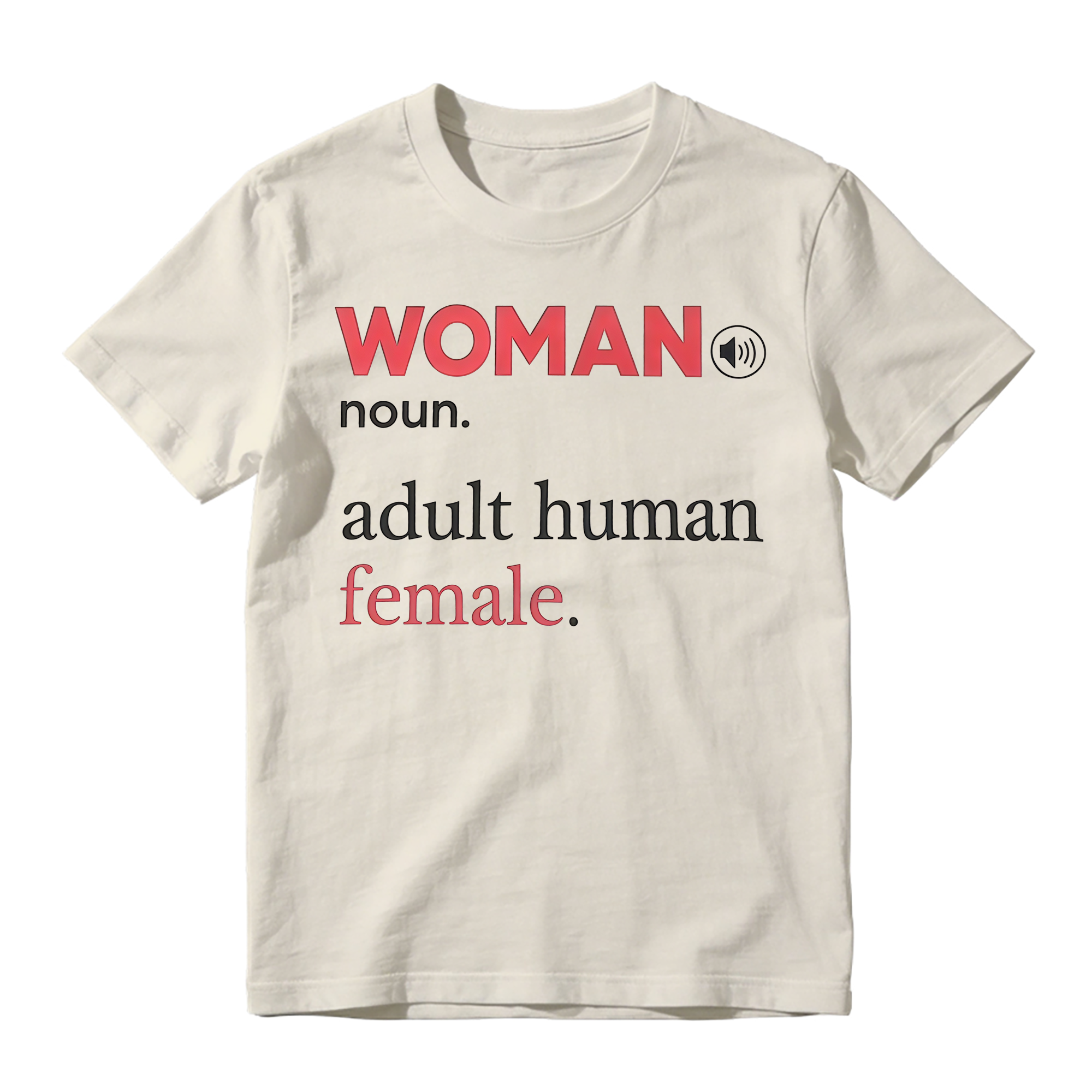 "Woman" Adult Human Female Definition T-shirt