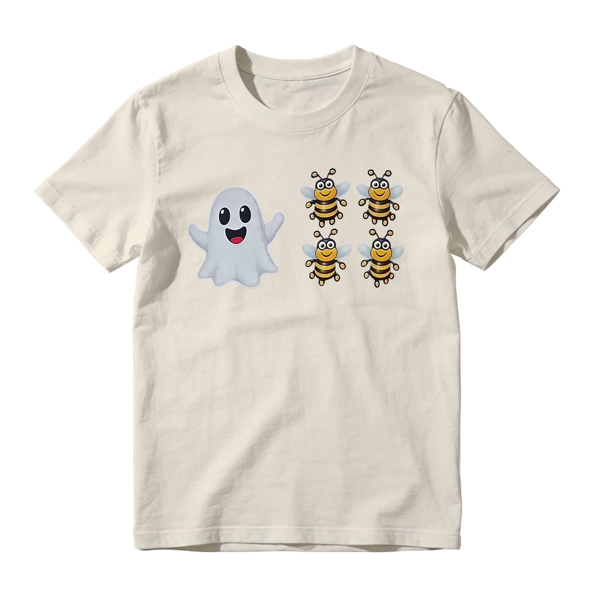 "Boo Bees" Cute Ghost & Bee Halloween T-shirt