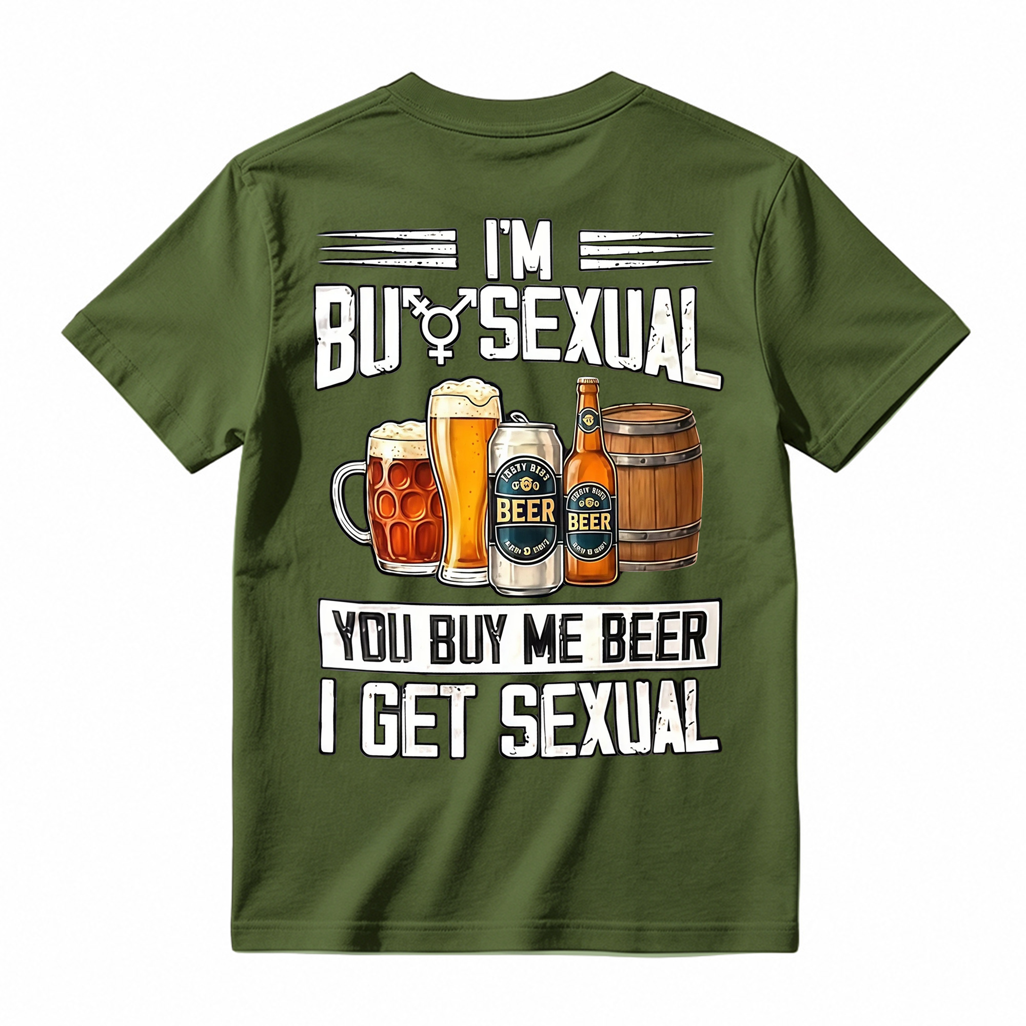"I'm Buy-Sexual" Beer Pun T-shirt