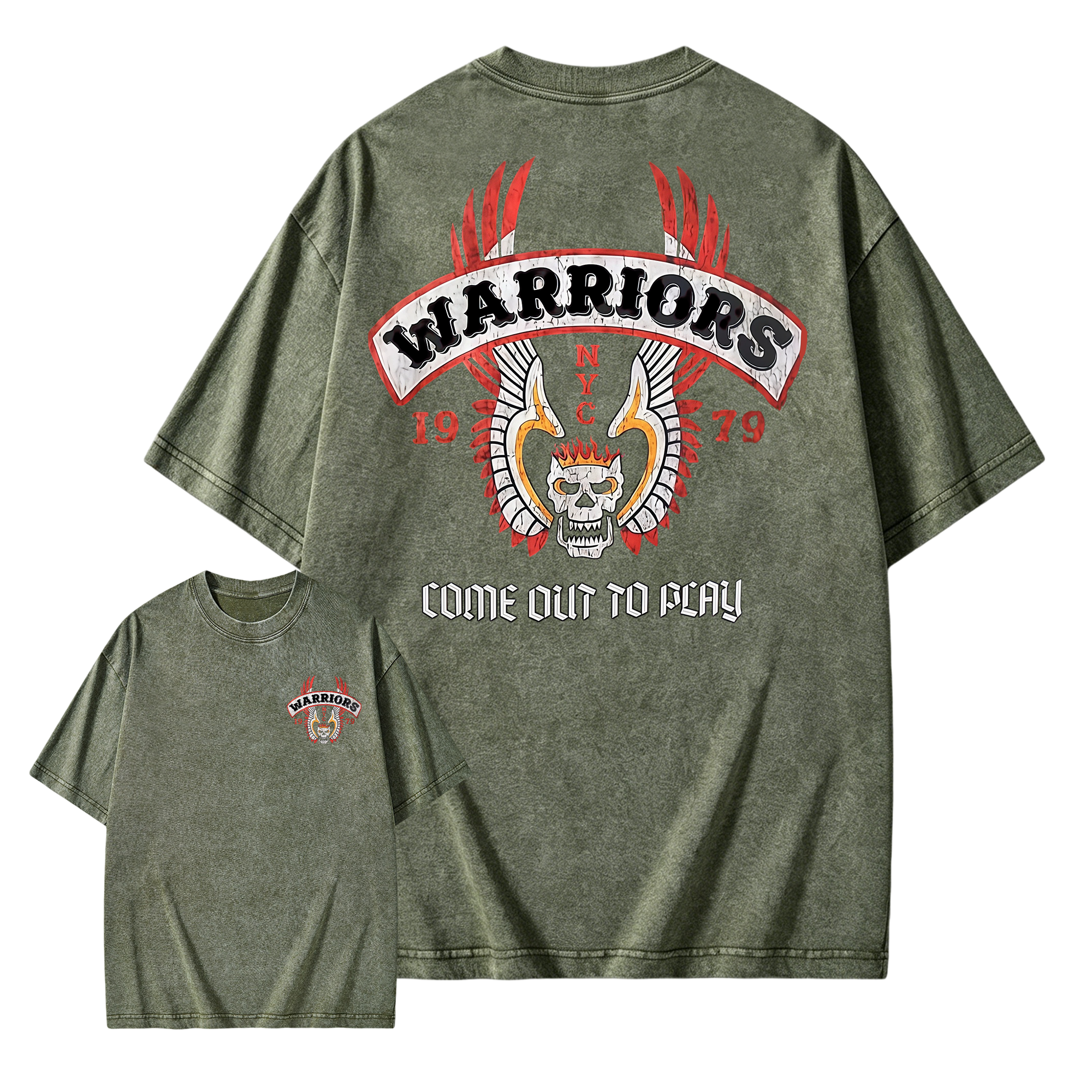 "Warriors" Come Out To Play NYC 1979 Washed T-Shirt