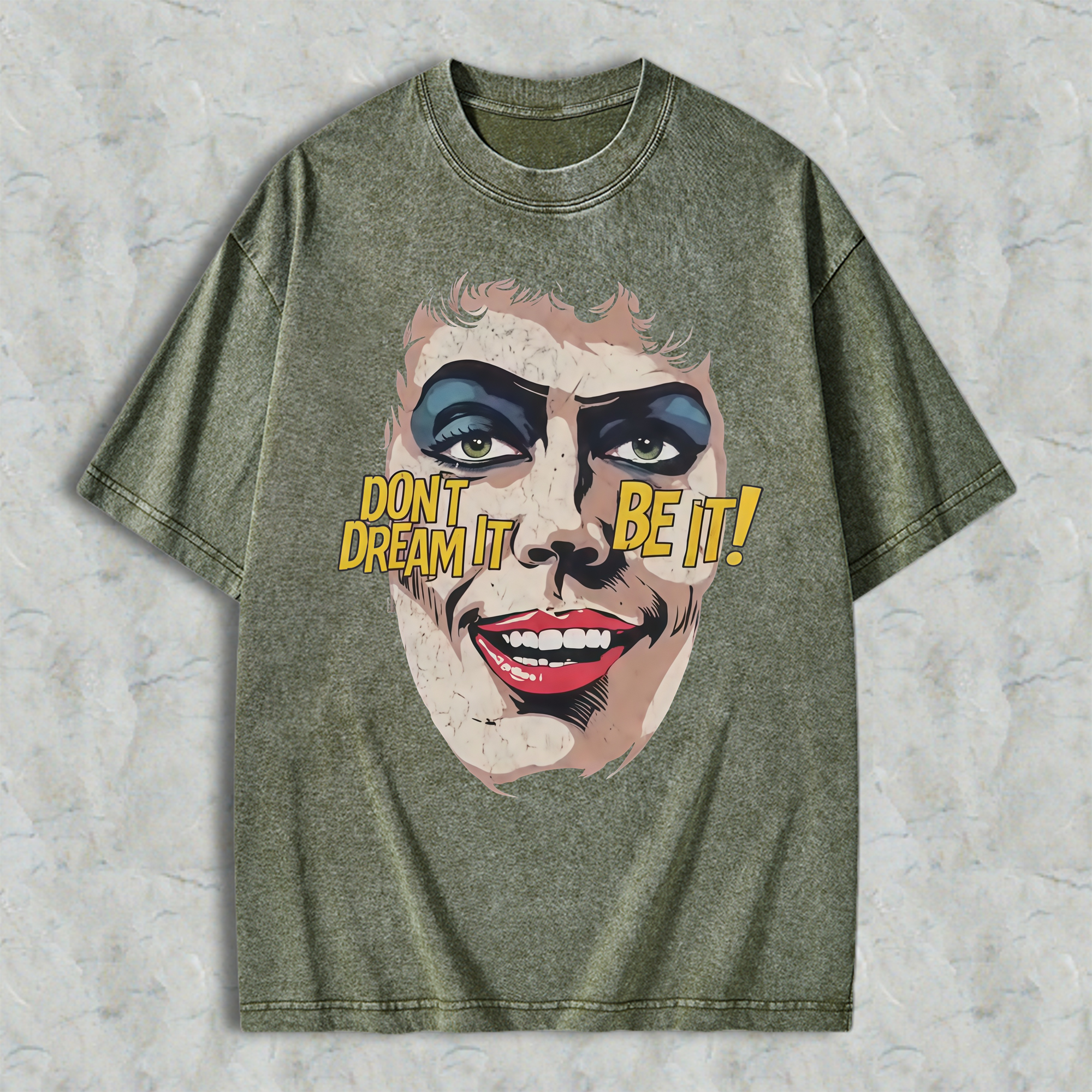 "Dr. Frank-N-Furter" Pop Art Washed T-shirt