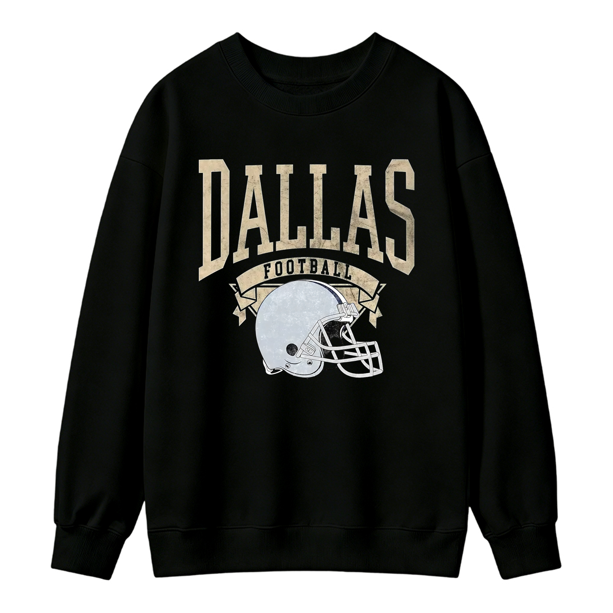 Vintage Football Sweatshirt Hometown Team Pullovers Sublimation Print Soft Cozy Retro Style Comfortable All-Season Wear